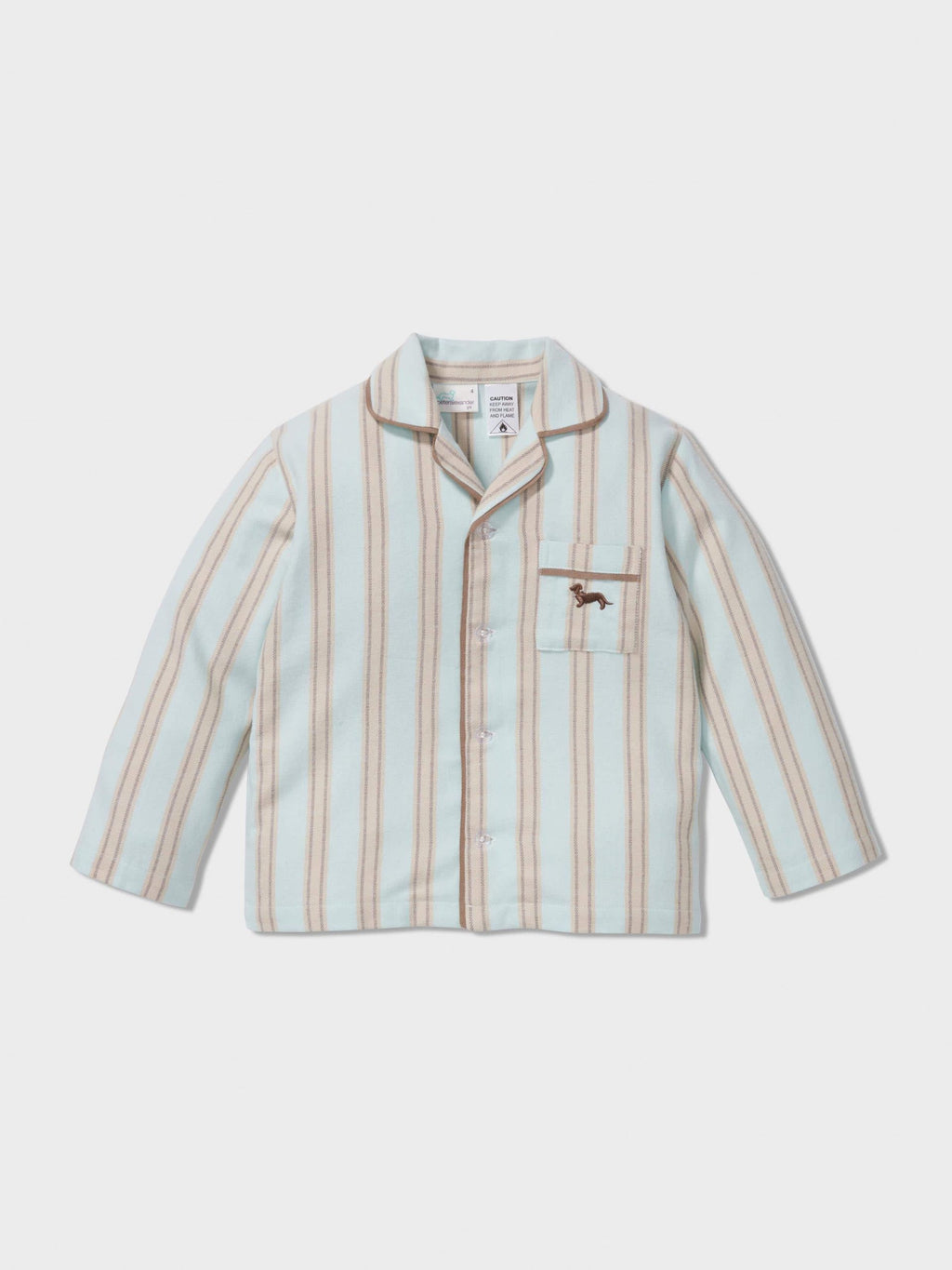 Boys Mint Choc Long Classic Pj Set multi