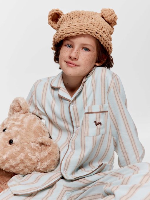 Boys Mint Choc Long Classic Pj Set multi