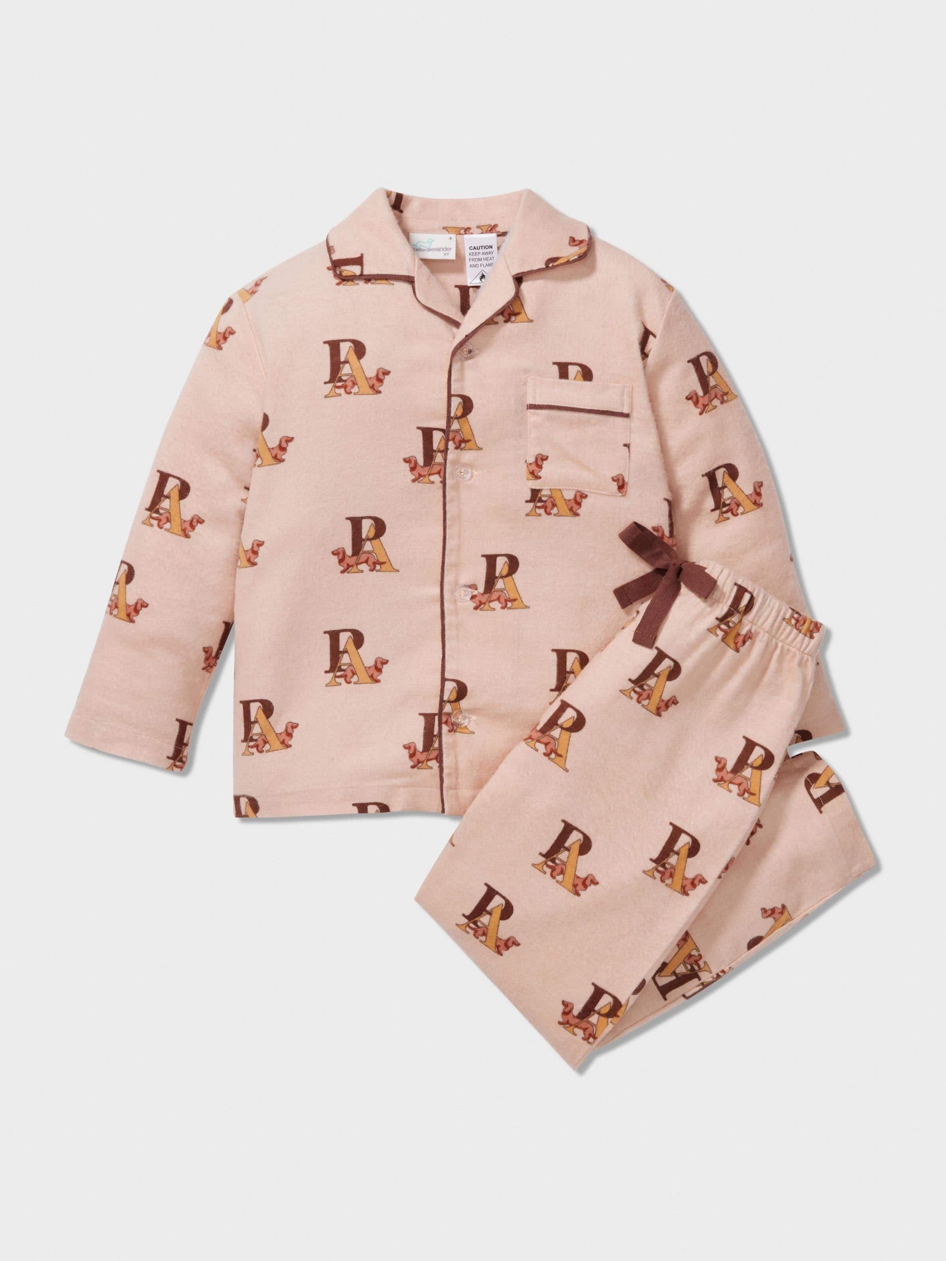 Boys P.A. Logo Long Classic Pj Set multi