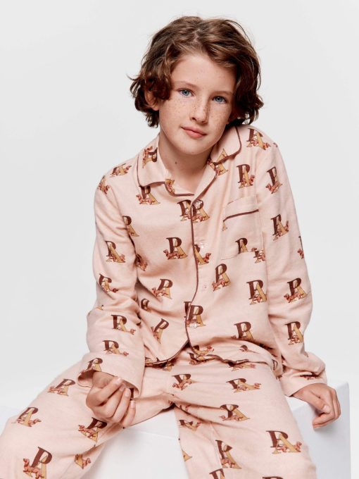 Boys P.A. Logo Long Classic Pj Set multi
