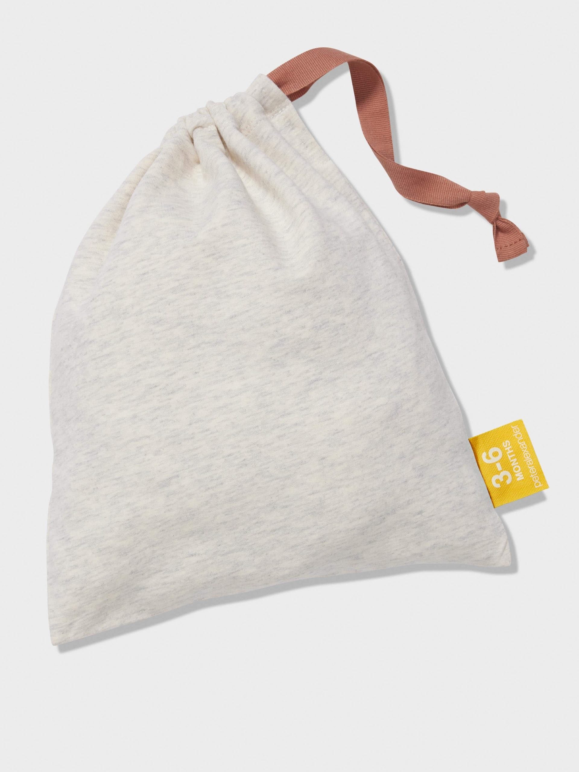 Baby Sleepy Bear Long Pj Set oatmeal