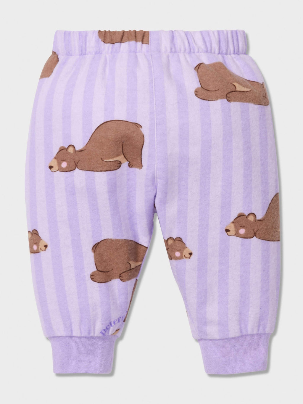 Baby Lilac Bear Classic Pj Set lilac