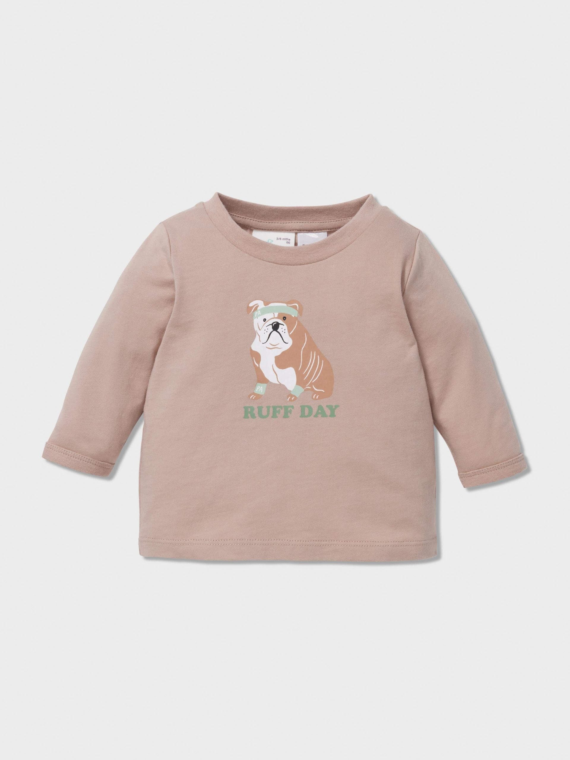 Baby Ruff Day Long Pj Set Multi