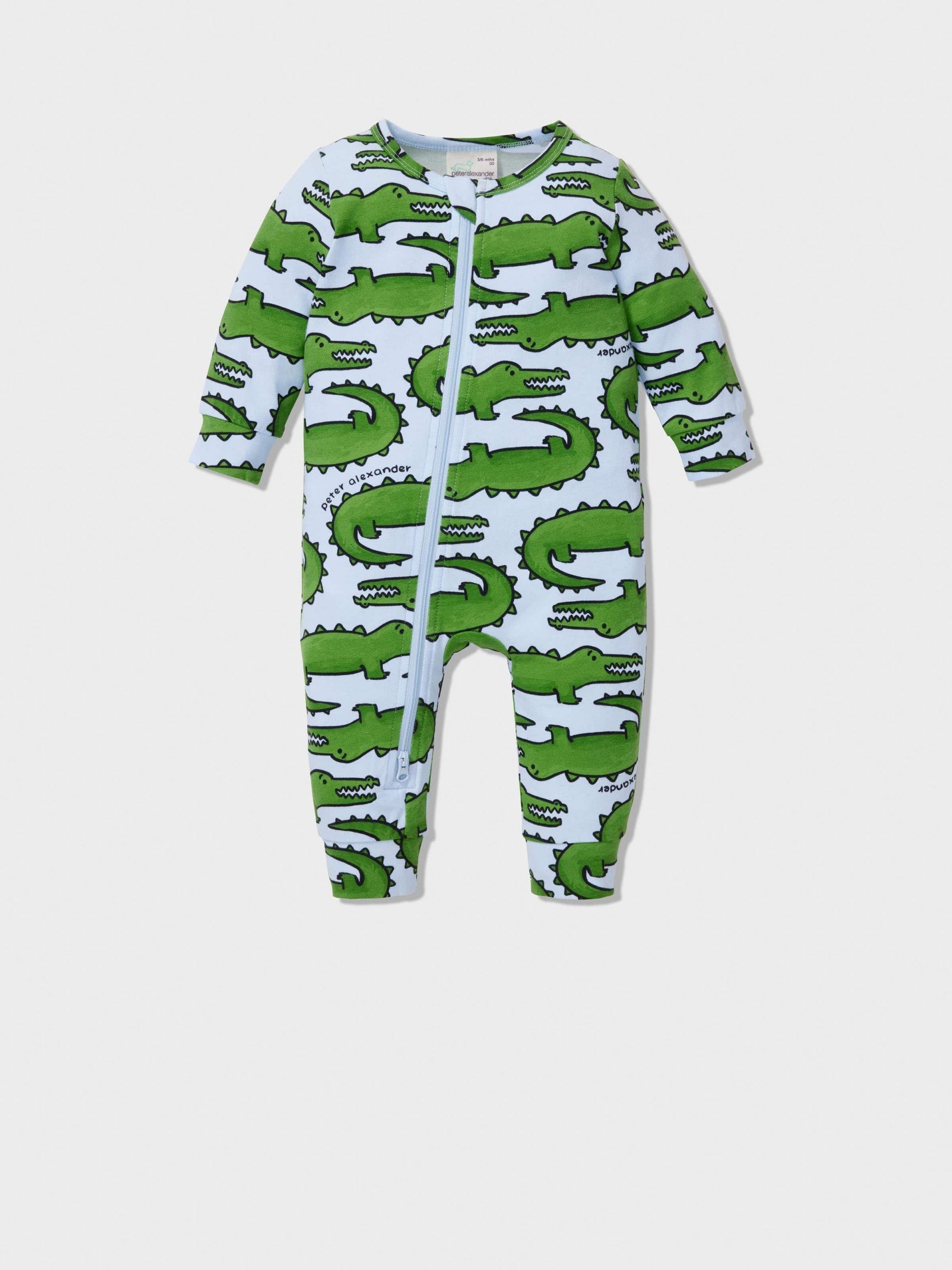 Baby Alligator Onesie multi