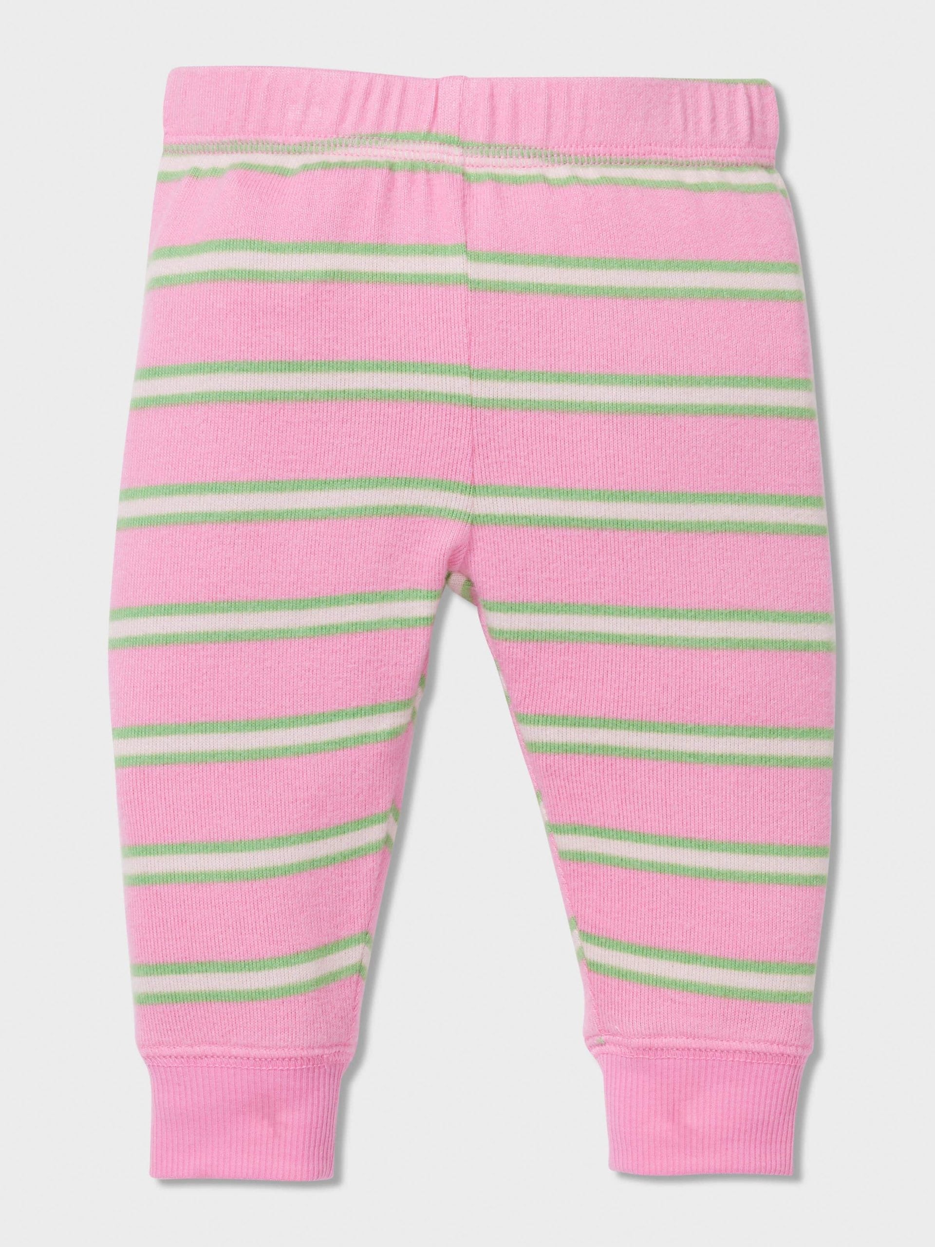 Baby Plush Stripe Long Pj Set multi