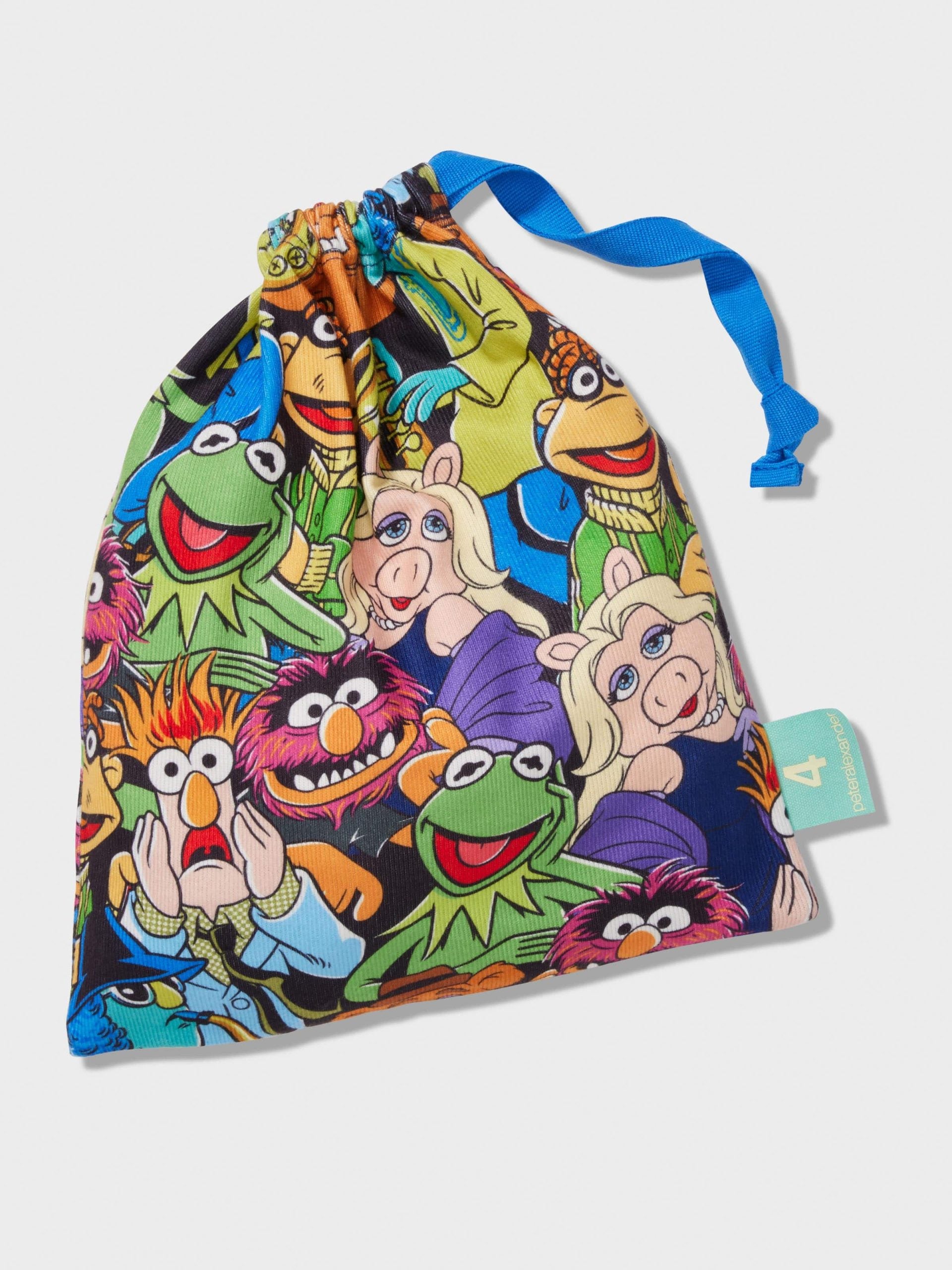 Jnr Kids Muppet Print Plush Long Pj Set multi