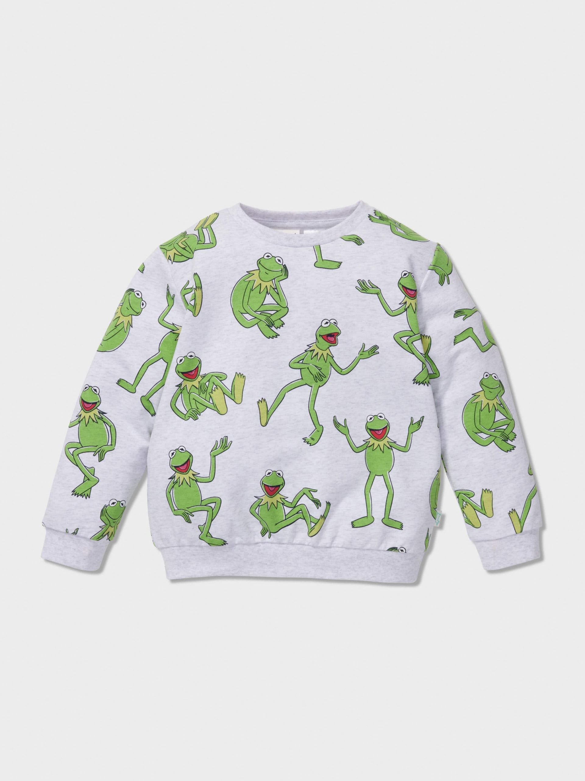 Jnr Kids Kermit Long Pj Set multi