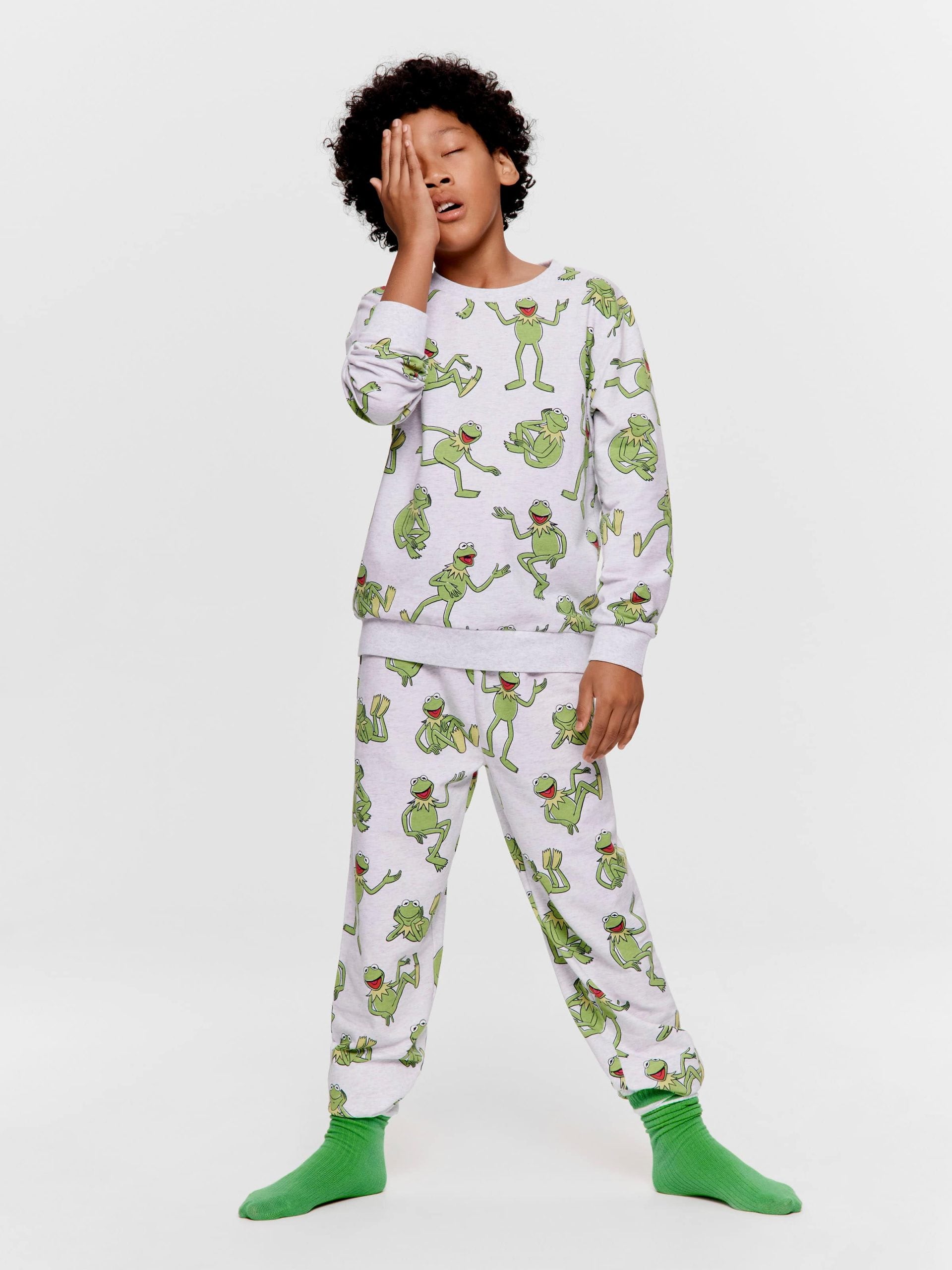 Kids Kermit Long Pj Set multi