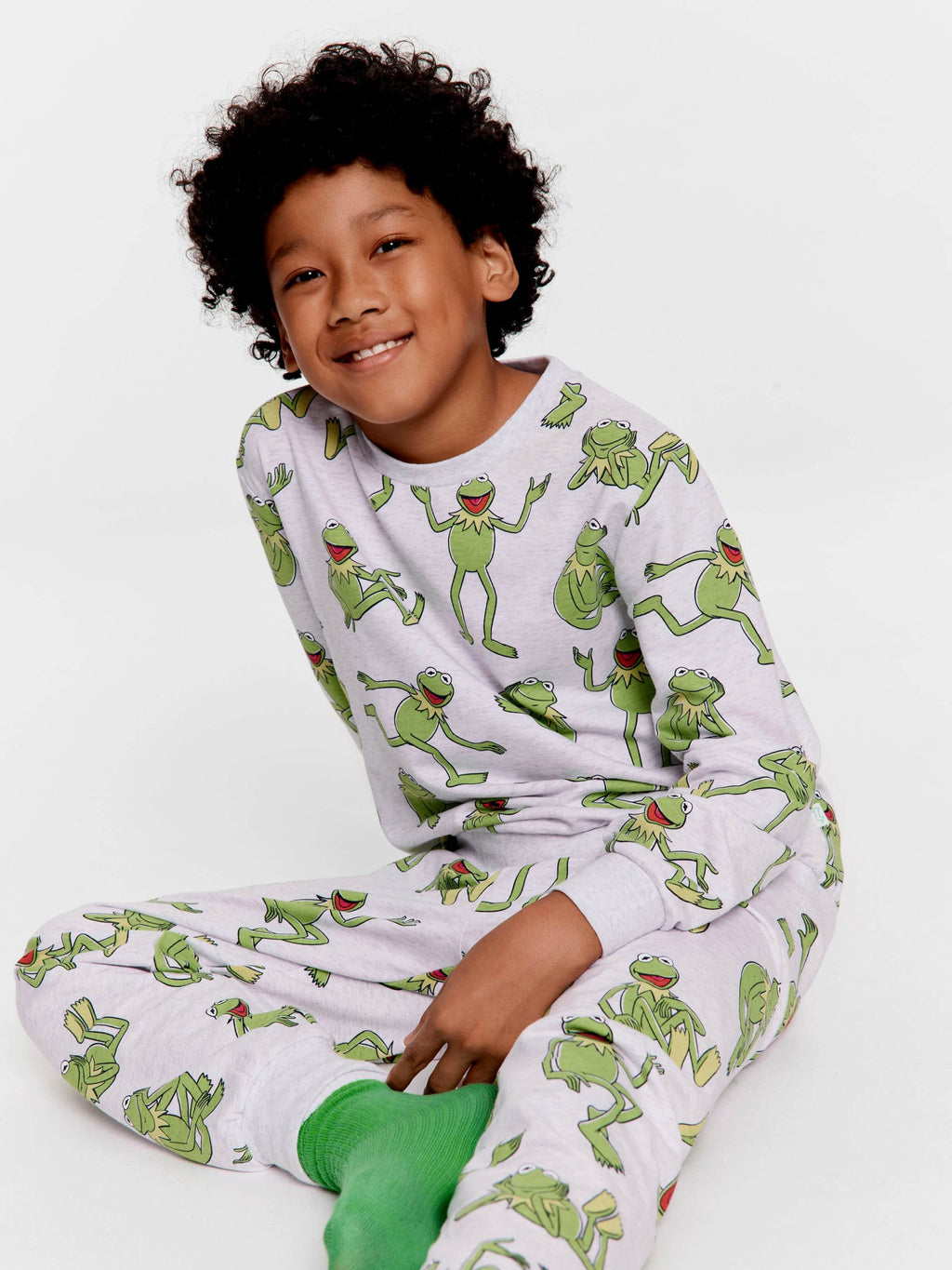 Kids Kermit Long Pj Set multi