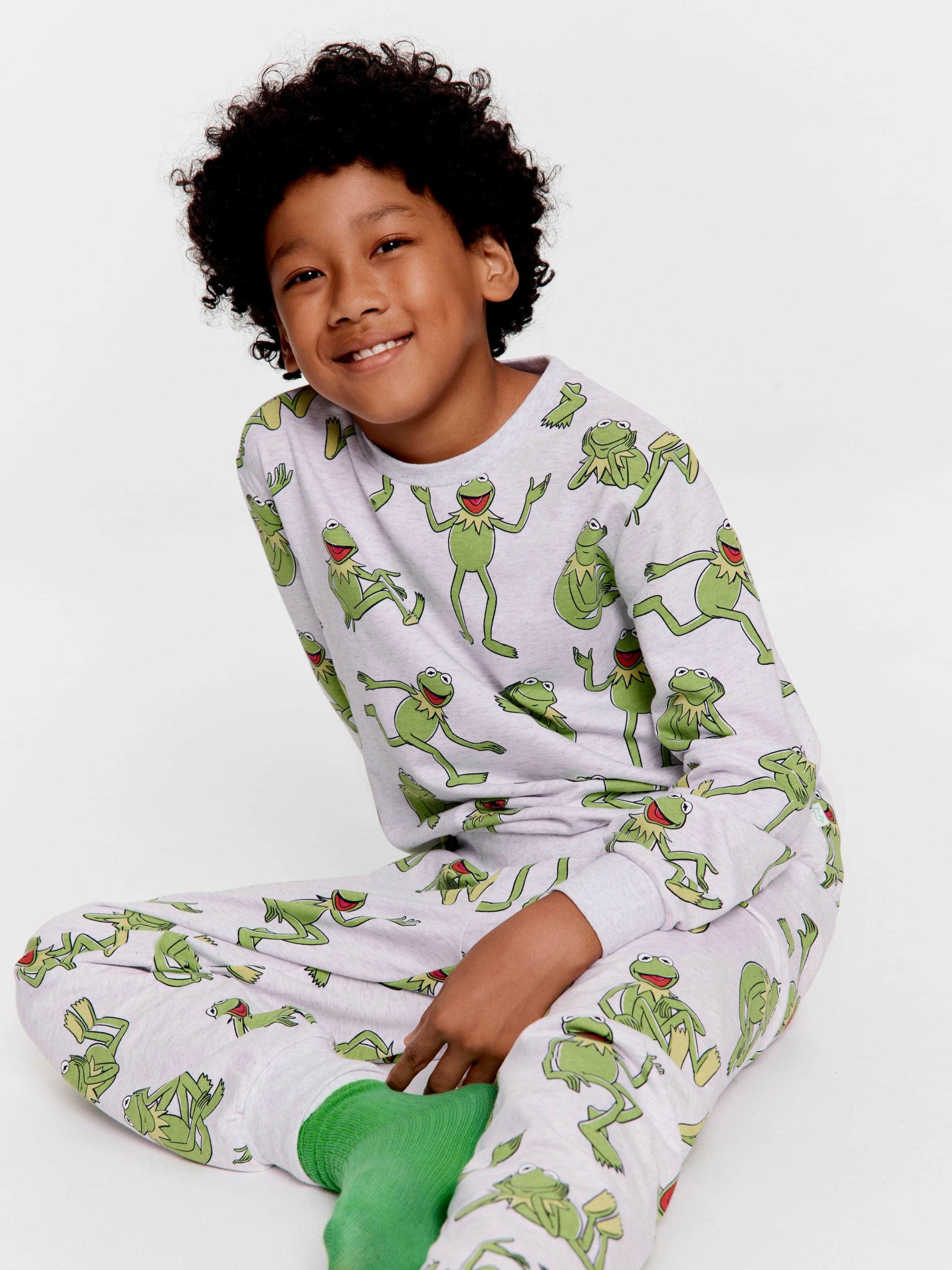 Kids Kermit Long Pj Set multi