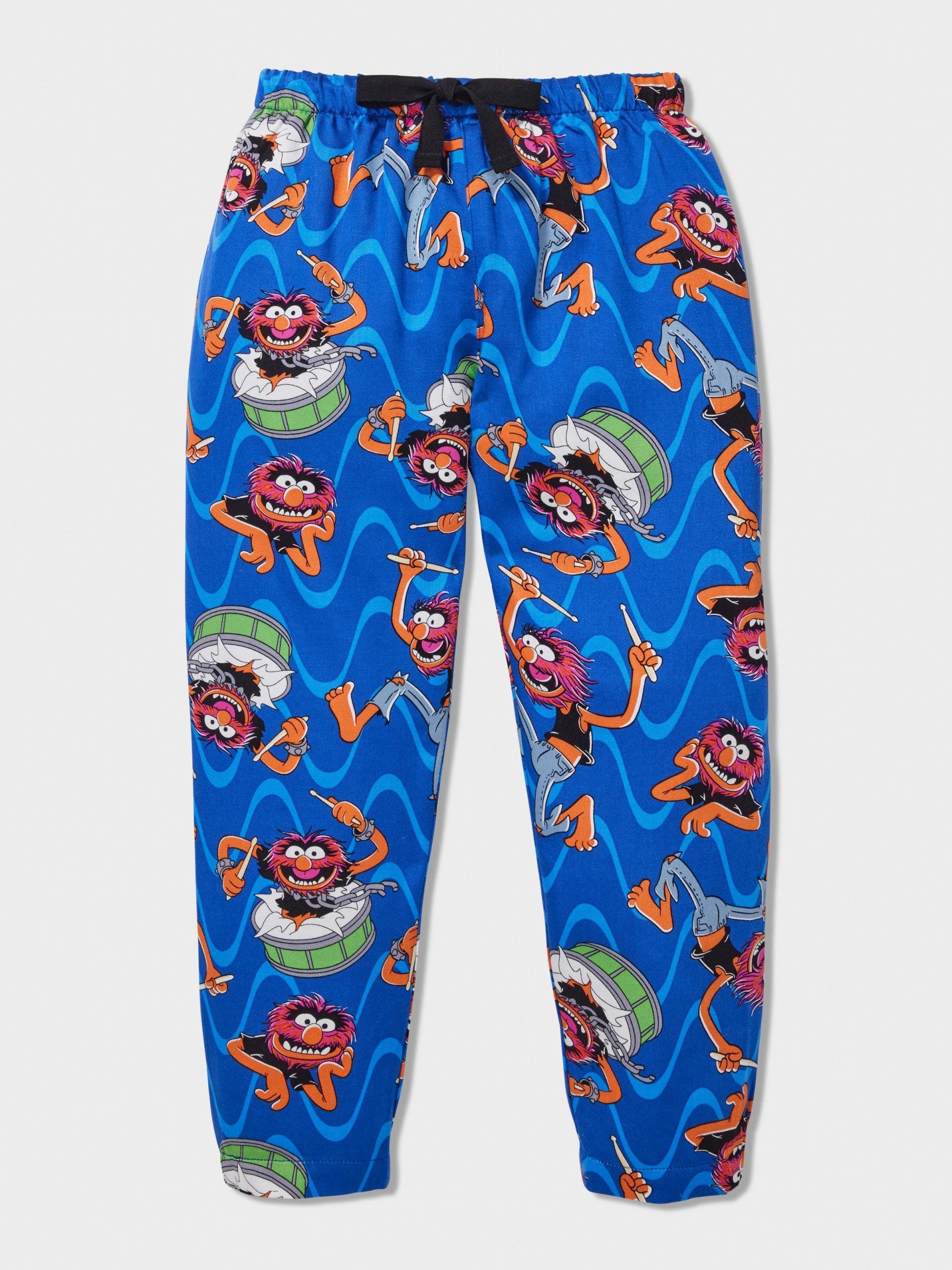 Boys Animal Muppet Long Pj Set multi