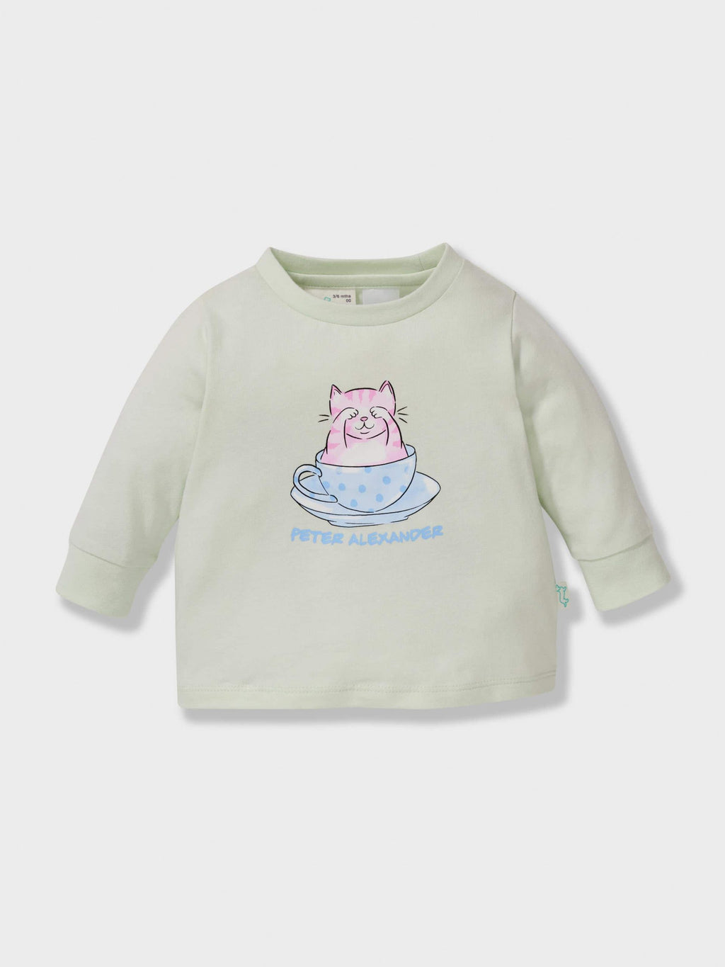 Baby Teacup Kitty Long Pj Set multi