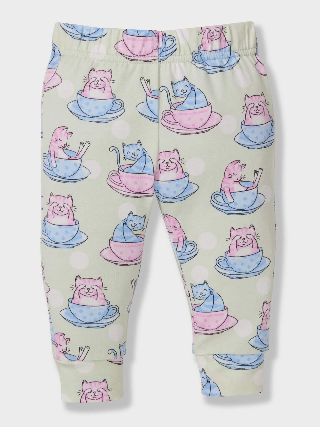 Baby Teacup Kitty Long Pj Set multi