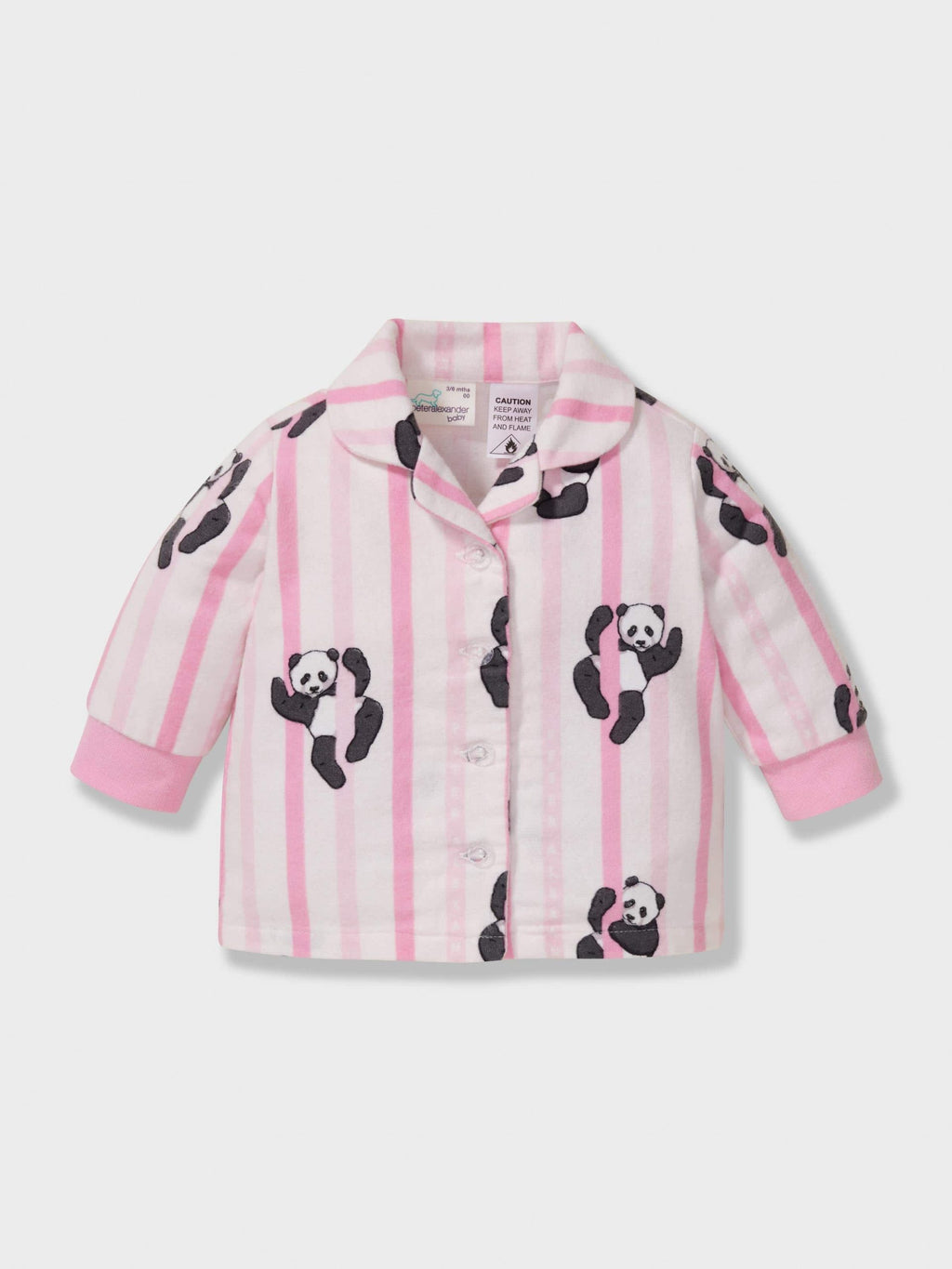 Baby Pink Panda Classic Pj Set multi