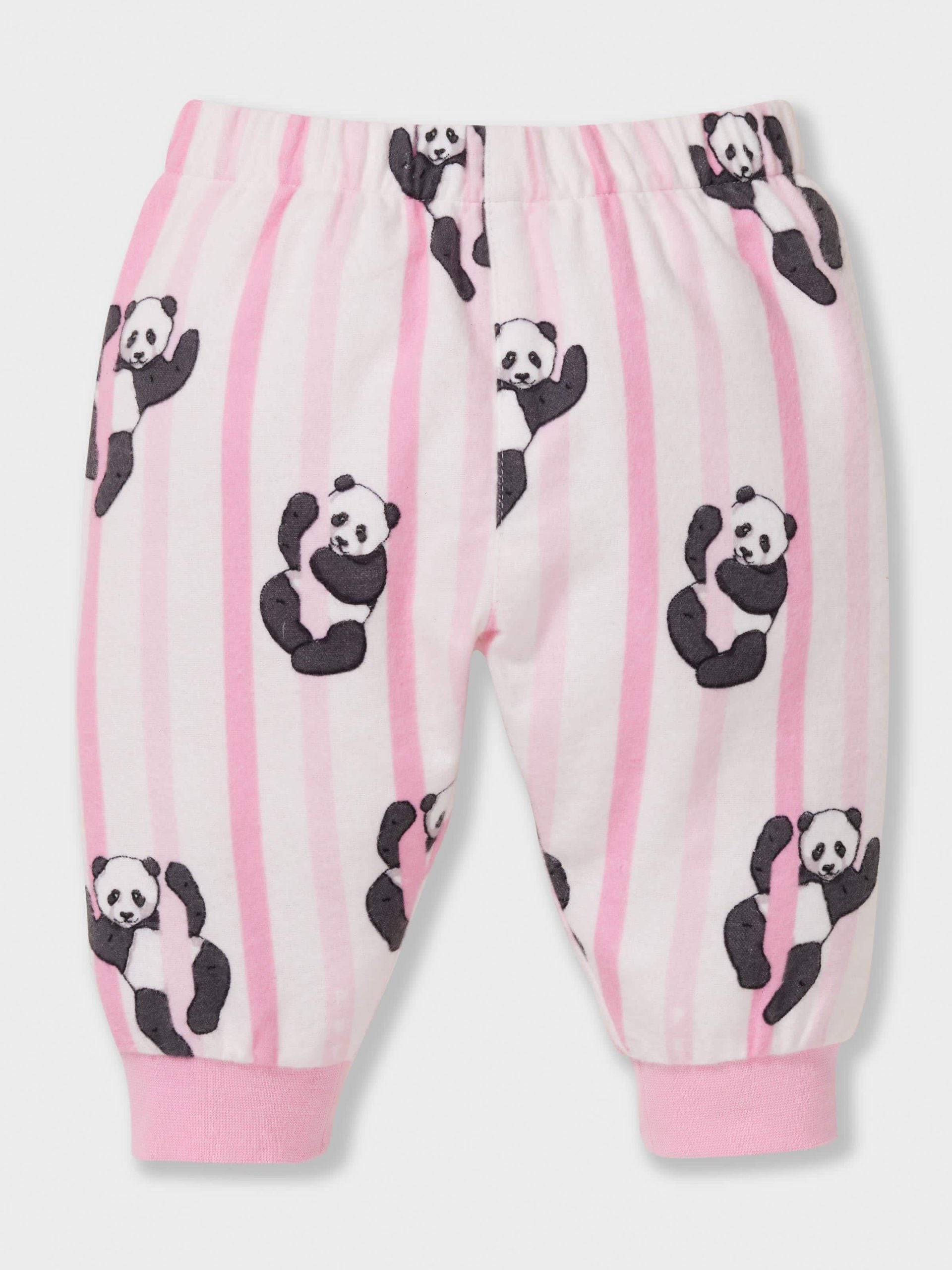 Baby Pink Panda Classic Pj Set multi