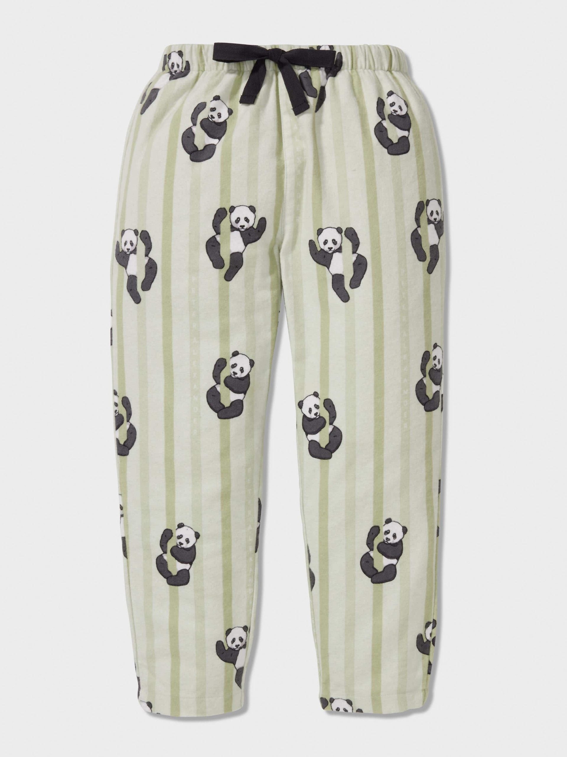 Jnr Boys Green Panda Classic Pj Set multi