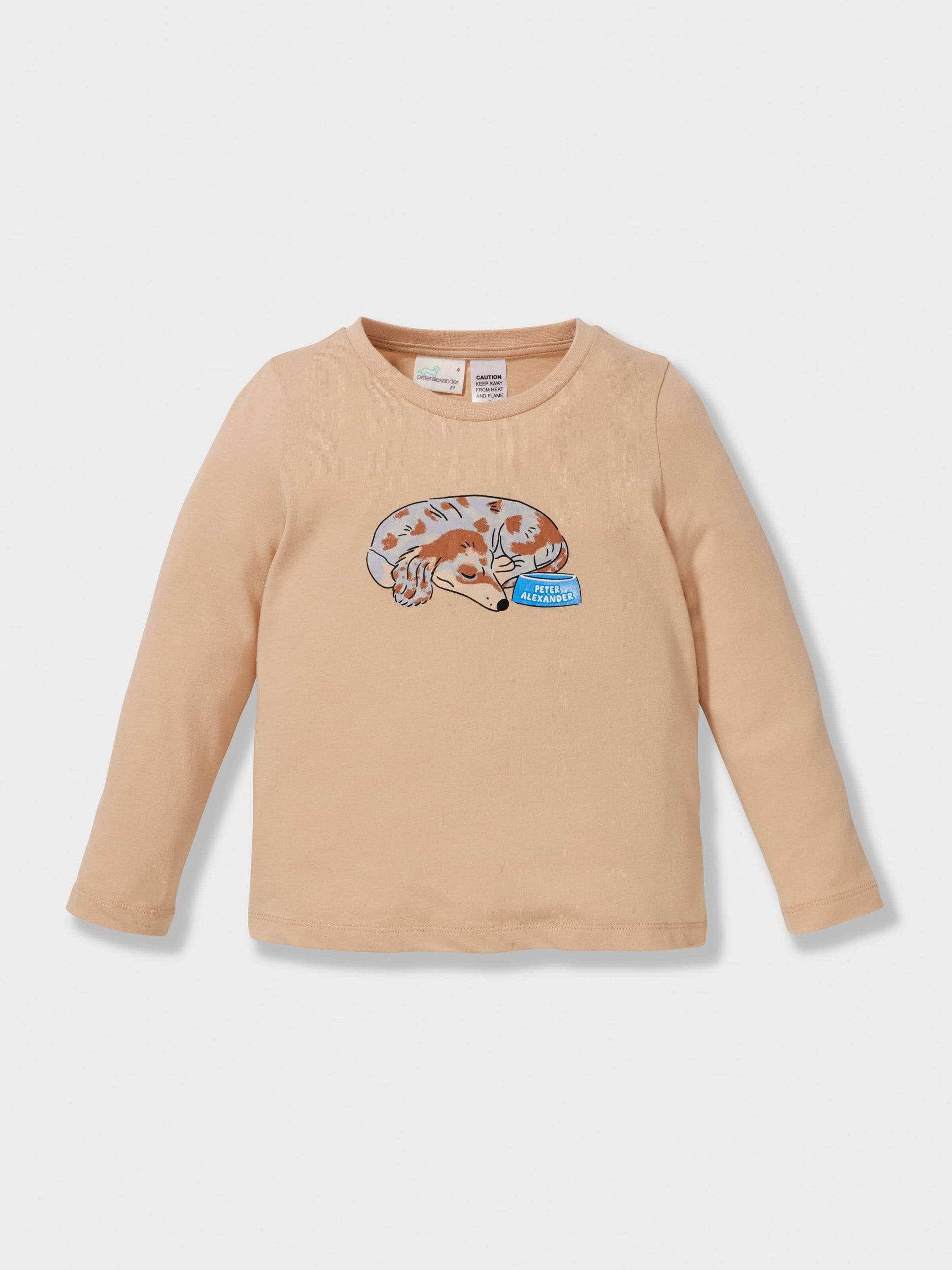 Jnr Boys Hungry Puppy Pj Set multi