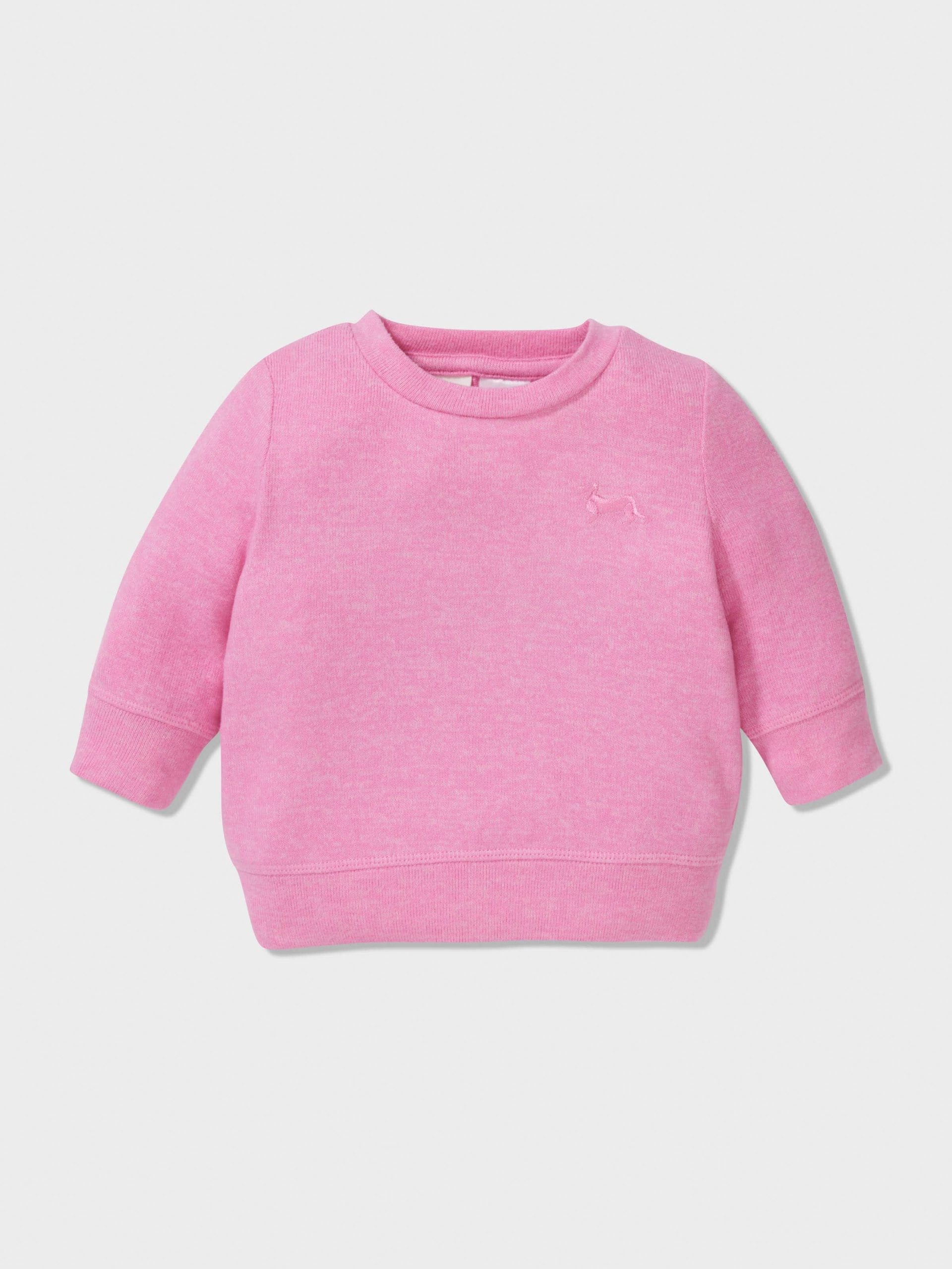 Baby Fuzzy Magenta Pj Set hotpink