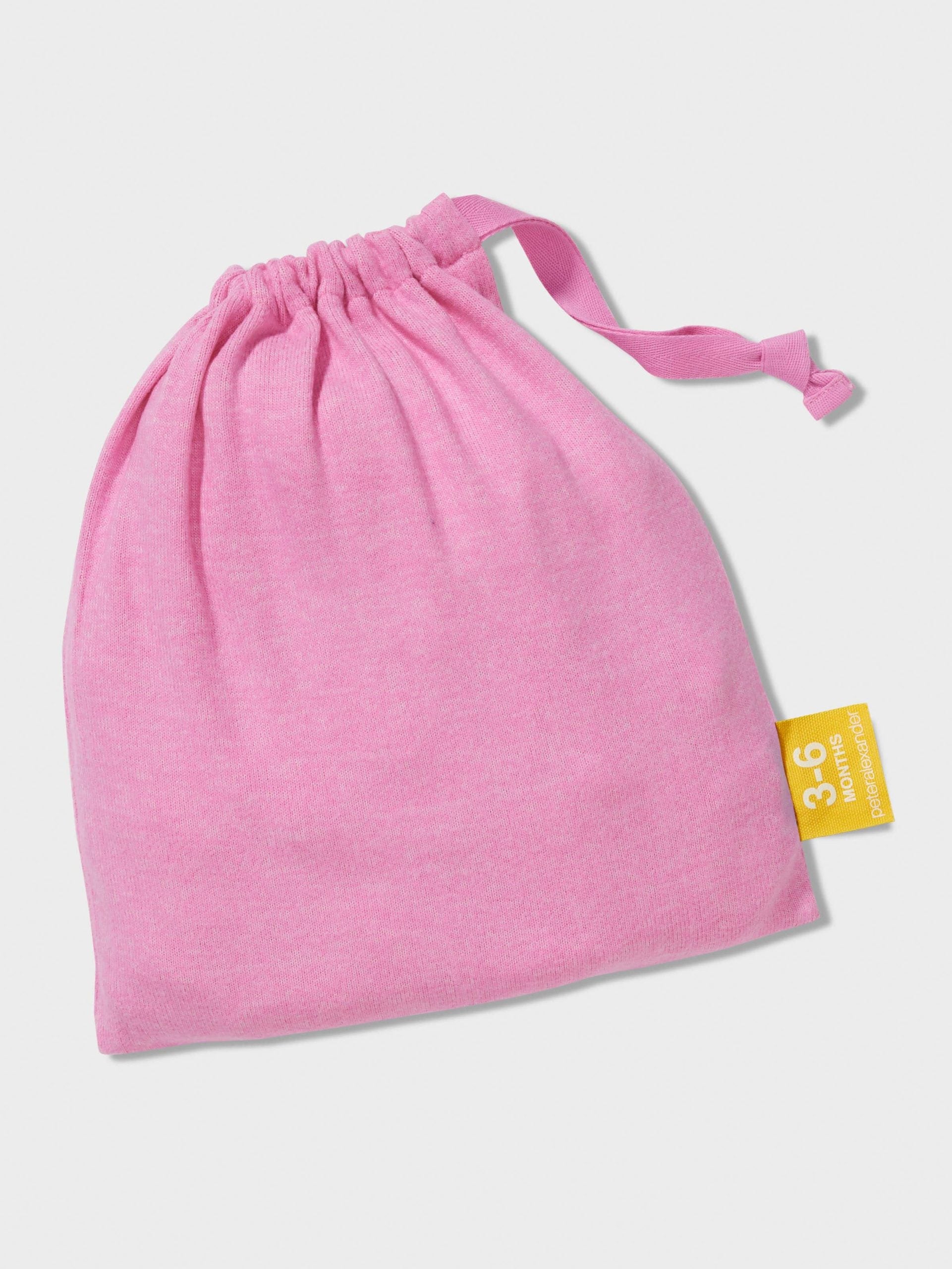 Baby Fuzzy Magenta Pj Set hotpink