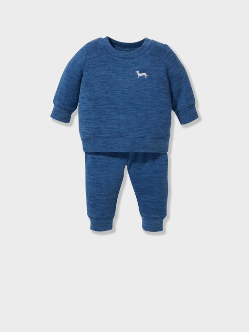Baby Fuzzy Blue Pj Set blue
