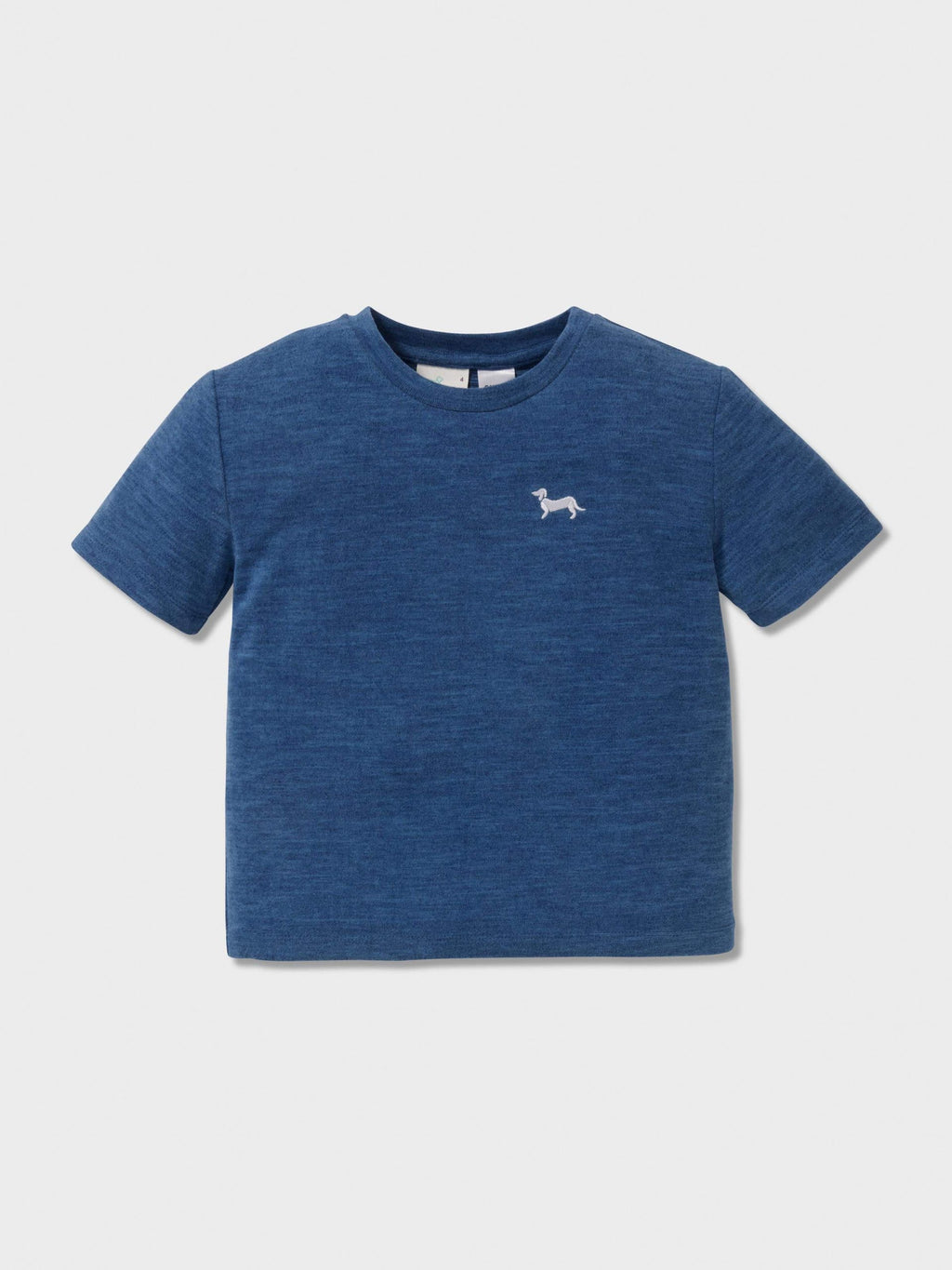 Jnr Boys Fuzzy Blue Short Pj Set blue