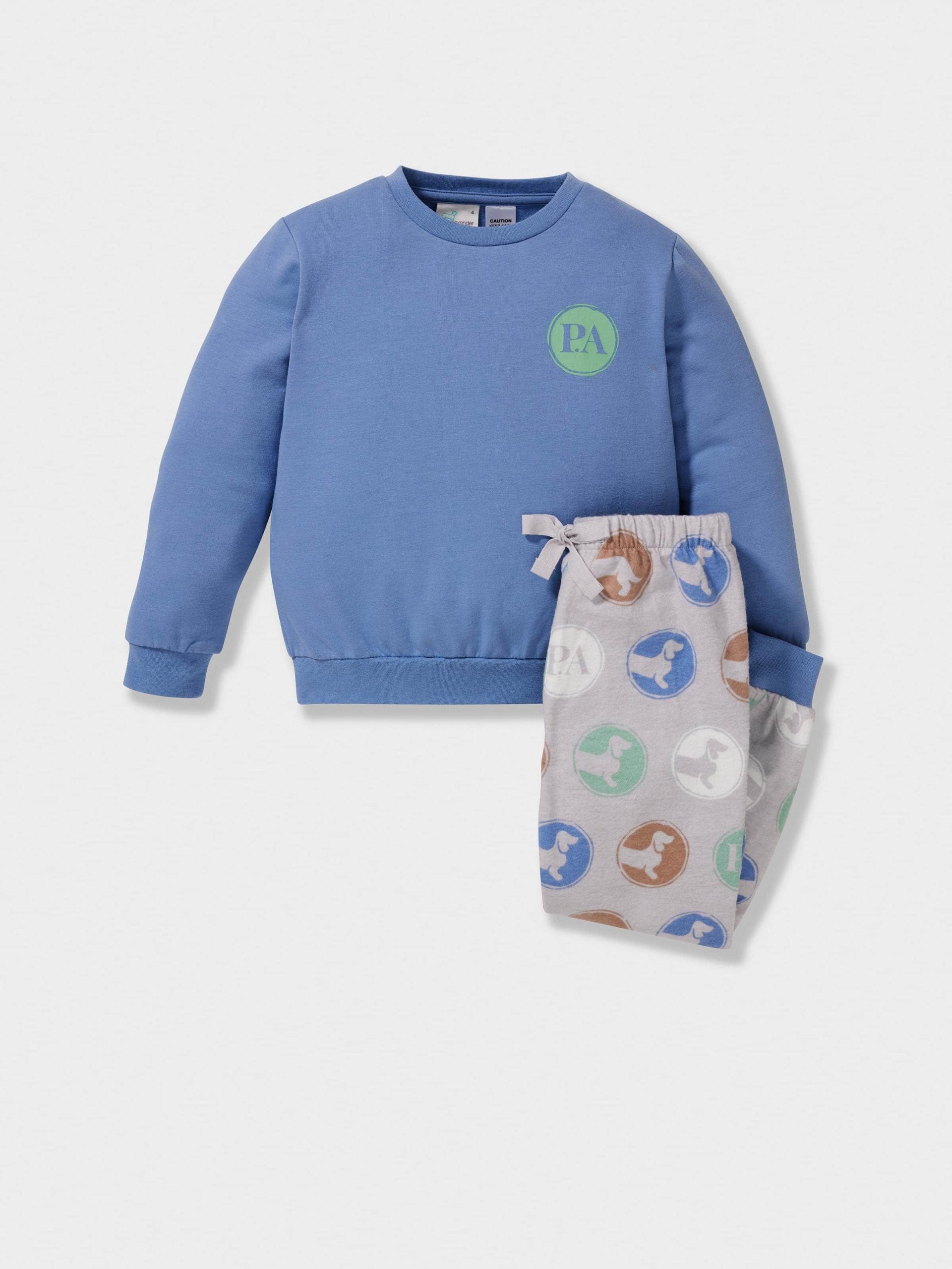 Jnr Boys Penny Spot Pj Set multi