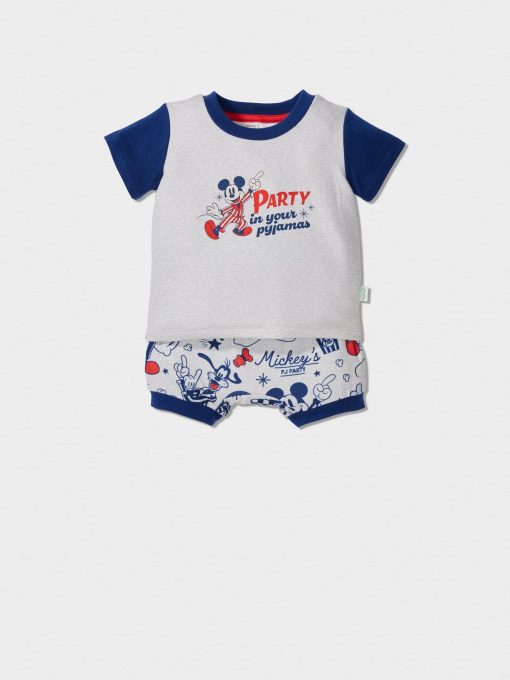 Baby Disney Mickey Party Short Pj Set Multi