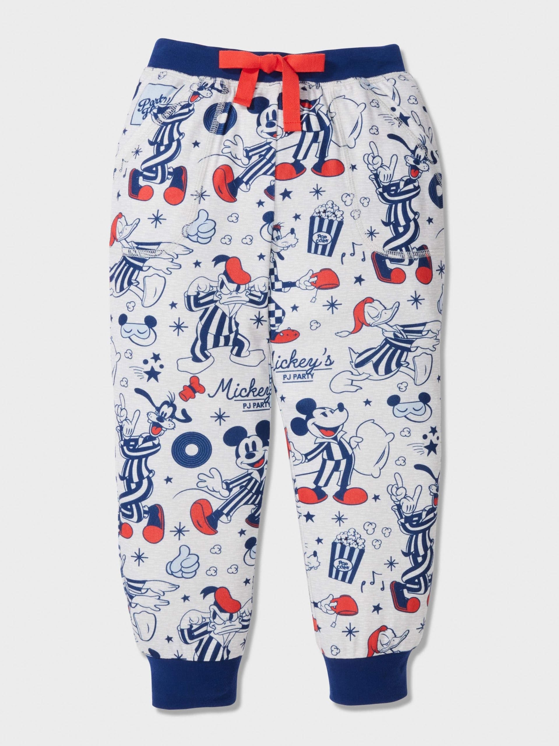 Jnr Boys Disney Mickey Long Pj Set Multi