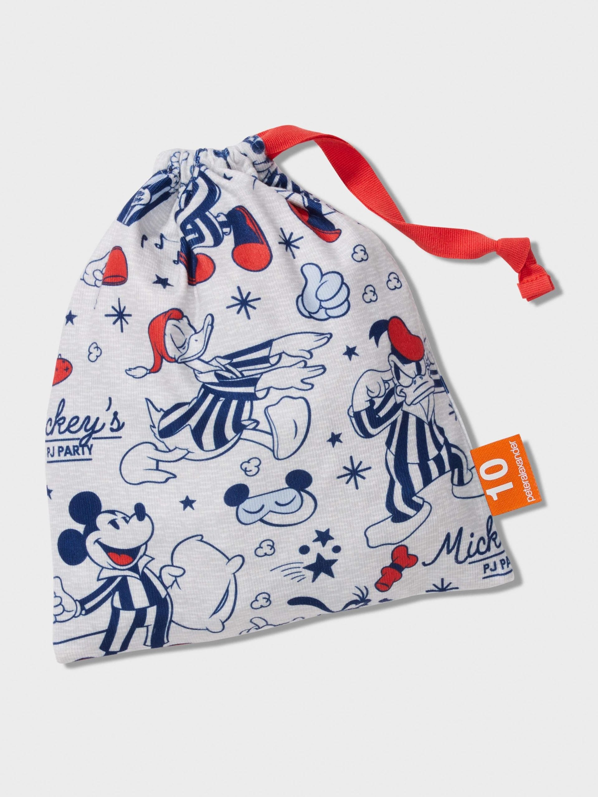 Boys Disney Mickey Long Plush Pj Set Multi