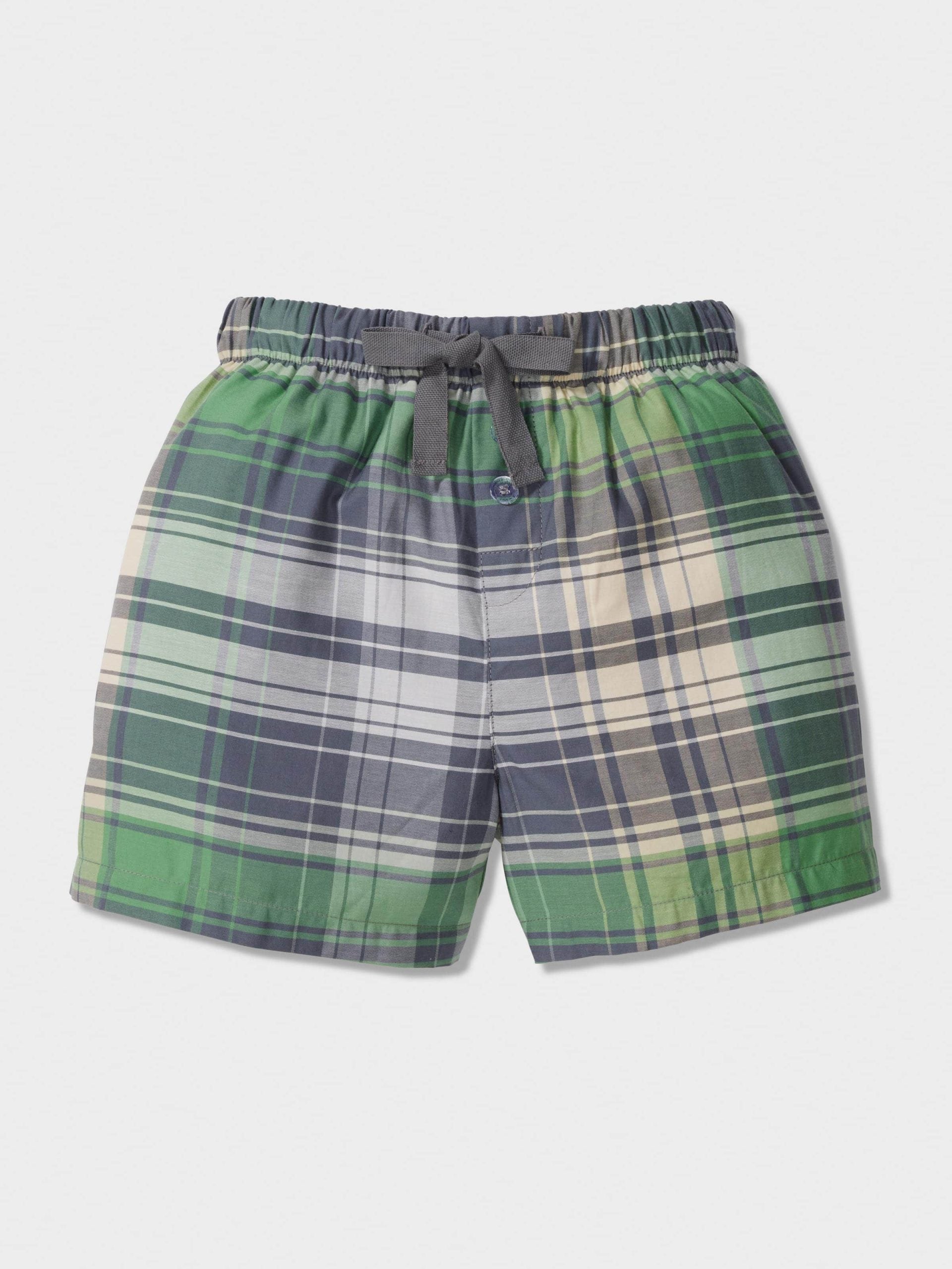 Boys Cowboy Check Short Pj Set Multi