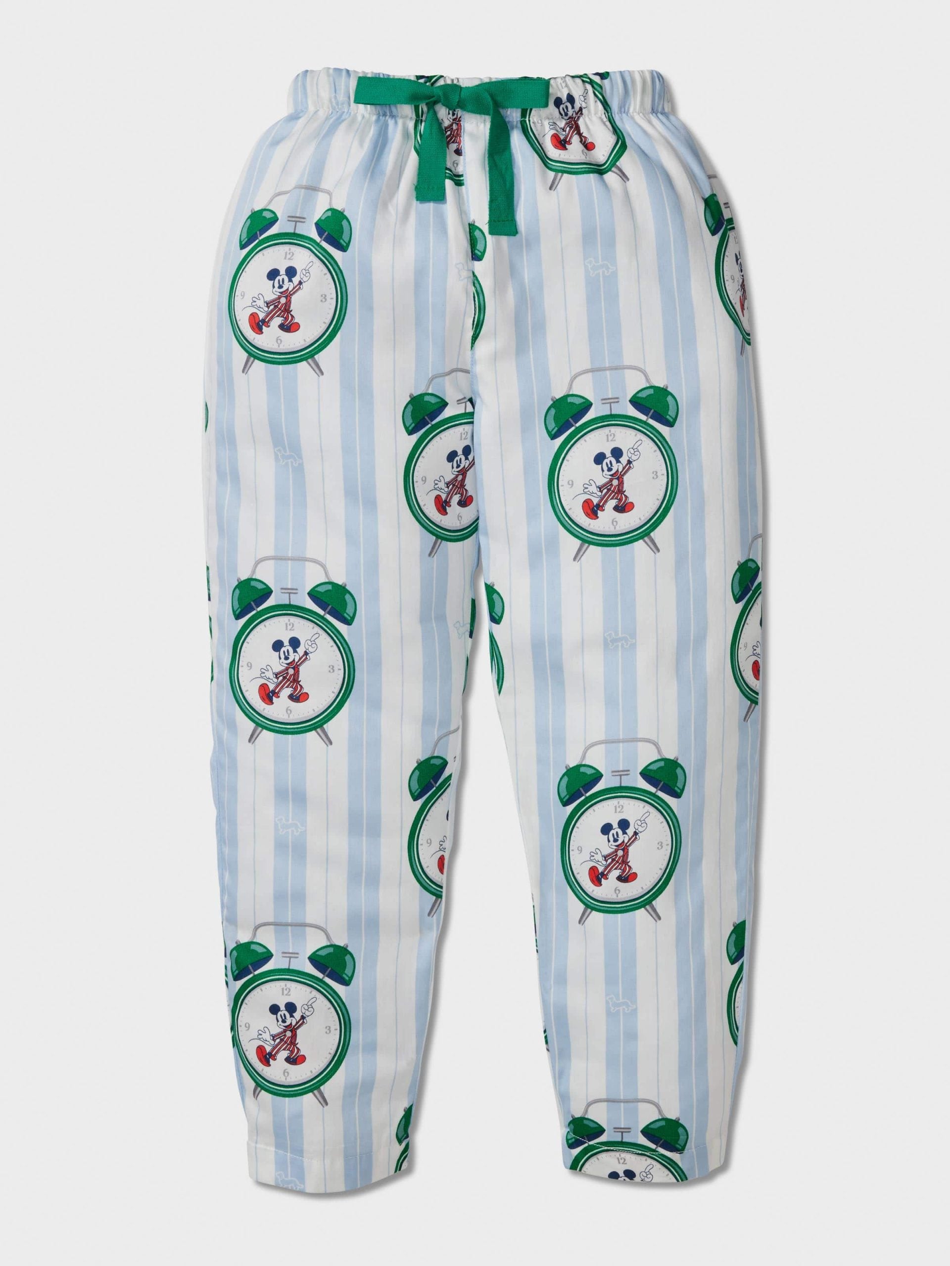 Jnr Boys Disney Mickey Clock Long Pj Set Multi