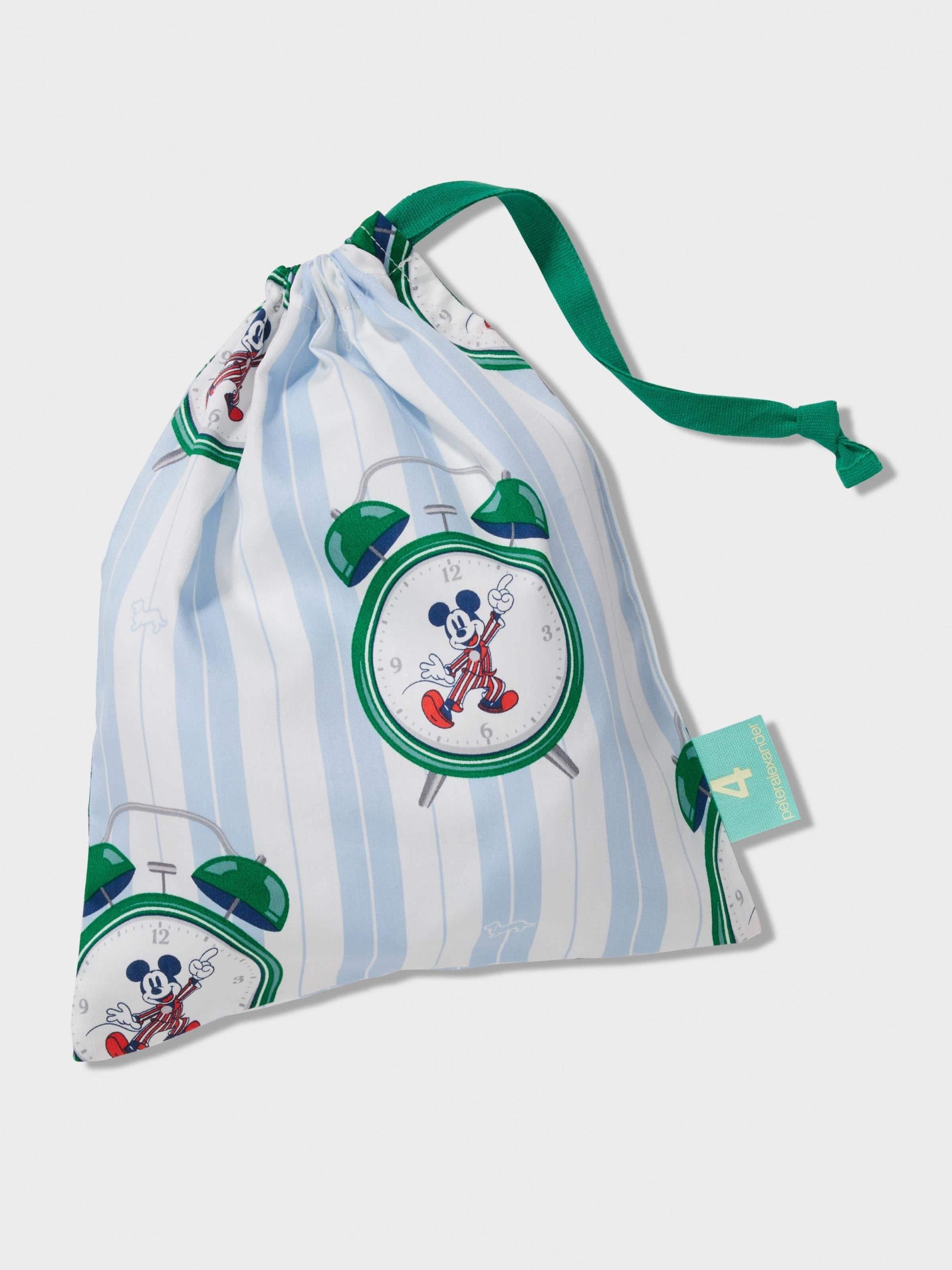 Jnr Boys Disney Mickey Clock Long Pj Set Multi