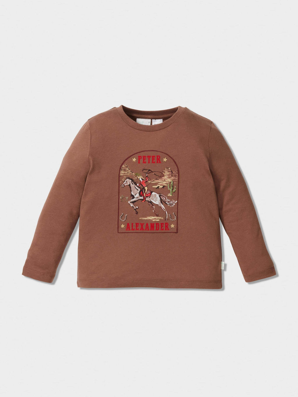 Jnr Boys Western Long Pj Set Multi