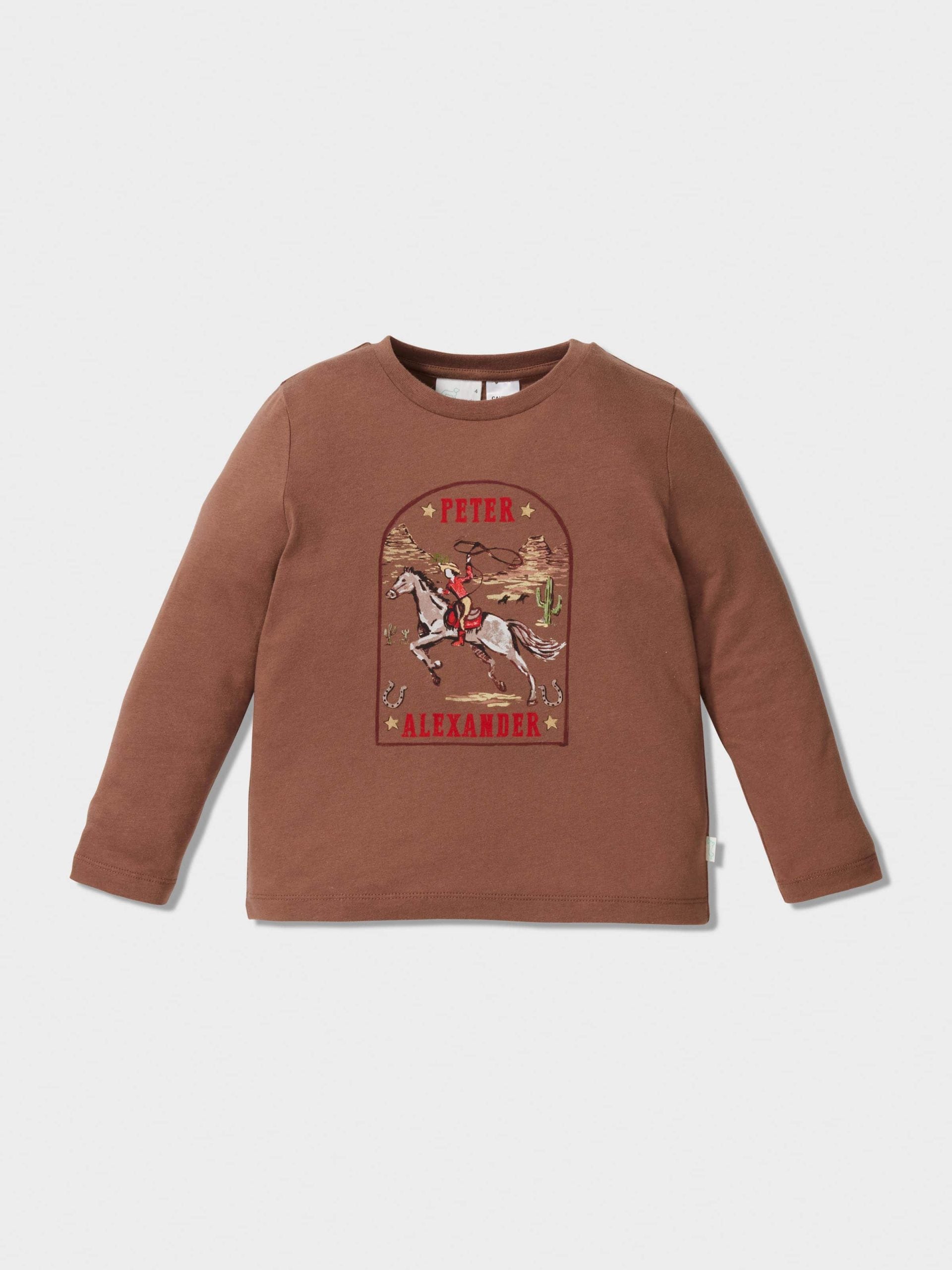 Jnr Boys Western Long Pj Set Multi