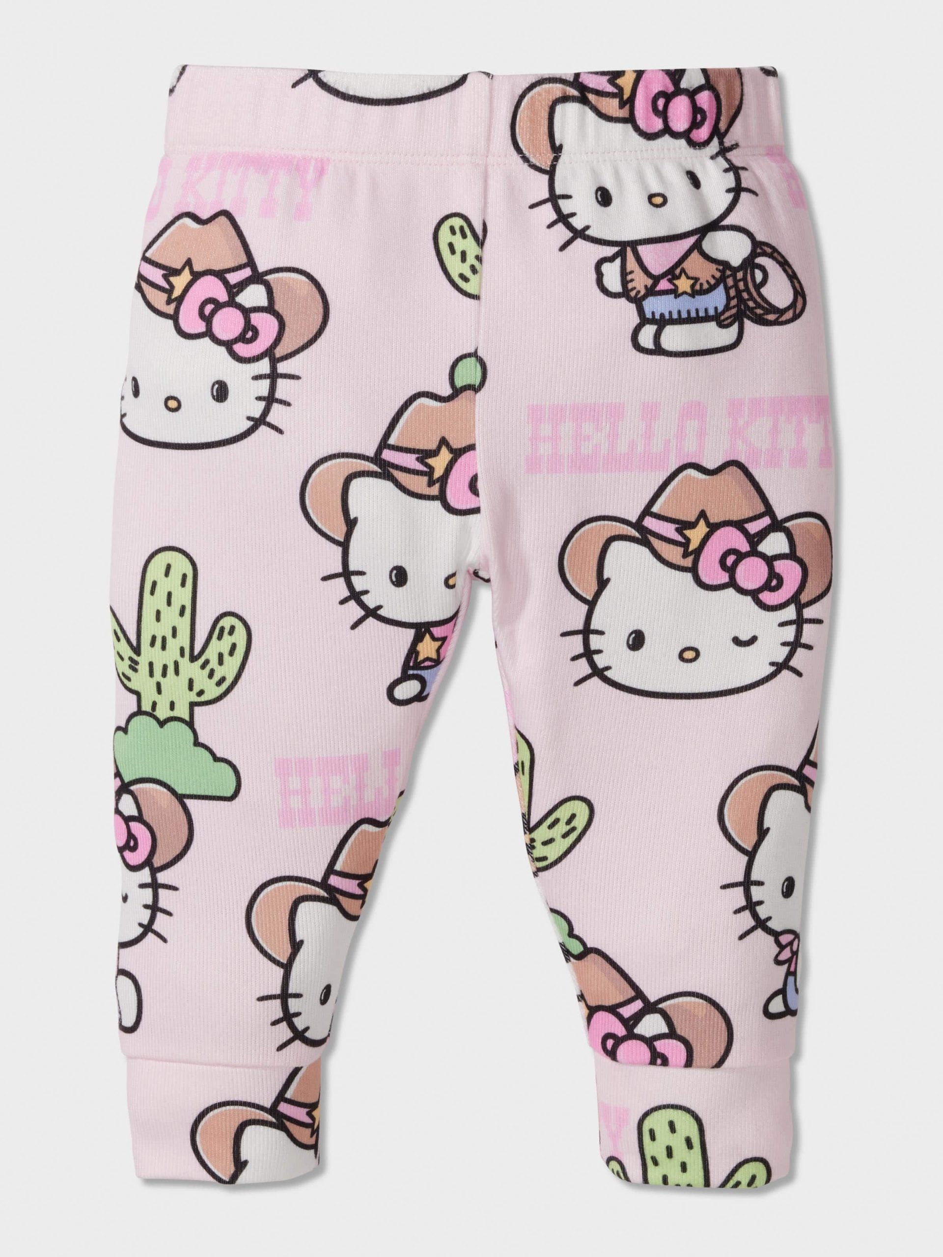 Baby Hello Kitty Cowboy Long Plush Pj Set Multi