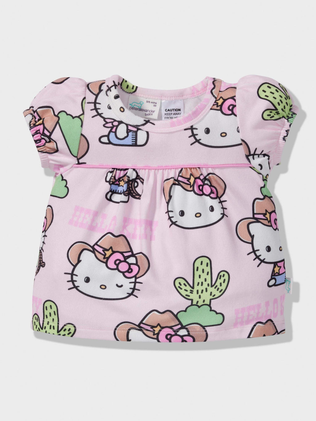Baby Hello Kitty Cowboy Short Plush Pj Set Multi