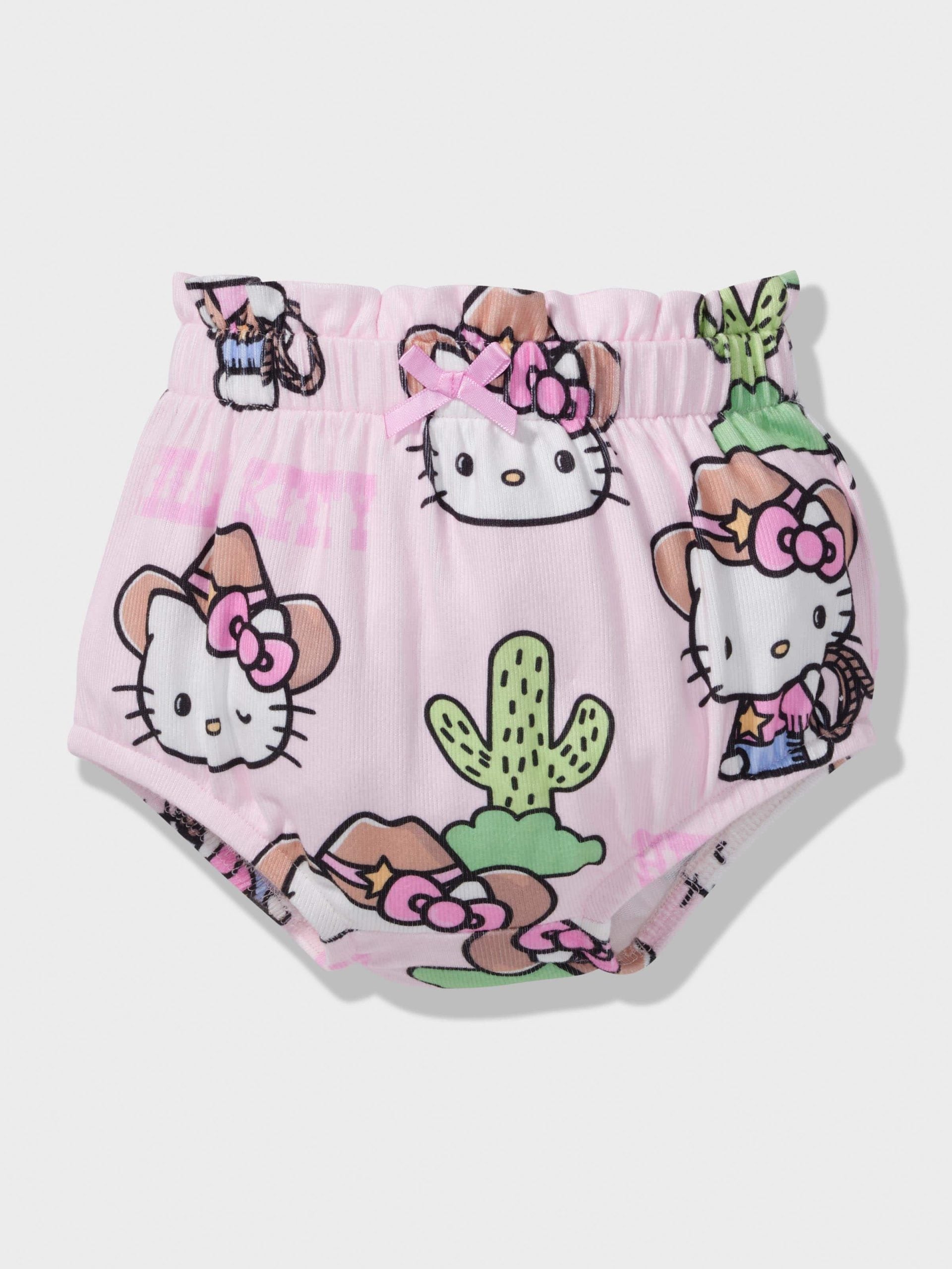 Baby Hello Kitty Cowboy Short Plush Pj Set Multi