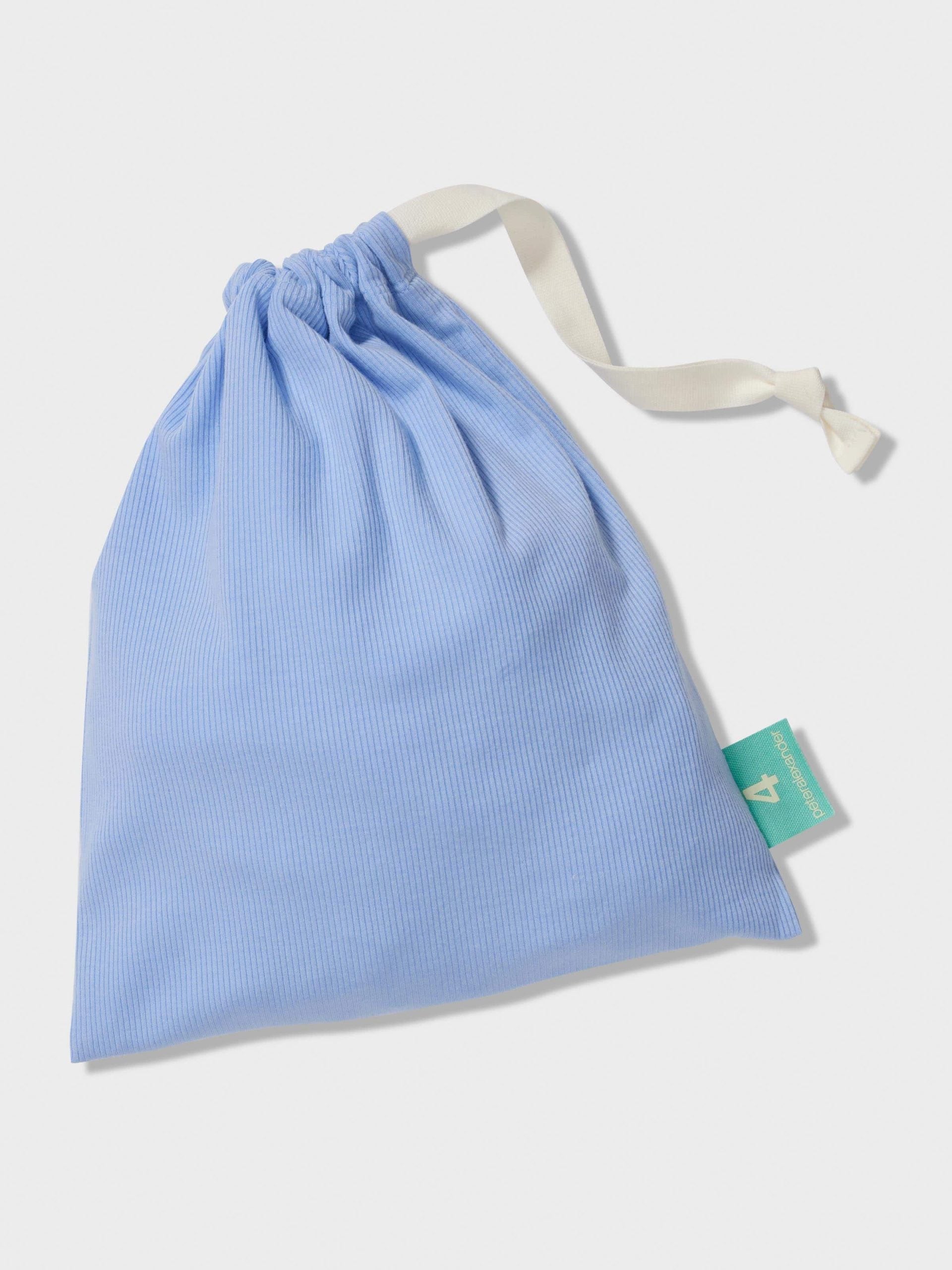 Jnr Girls Rib Long Pj Set Blue