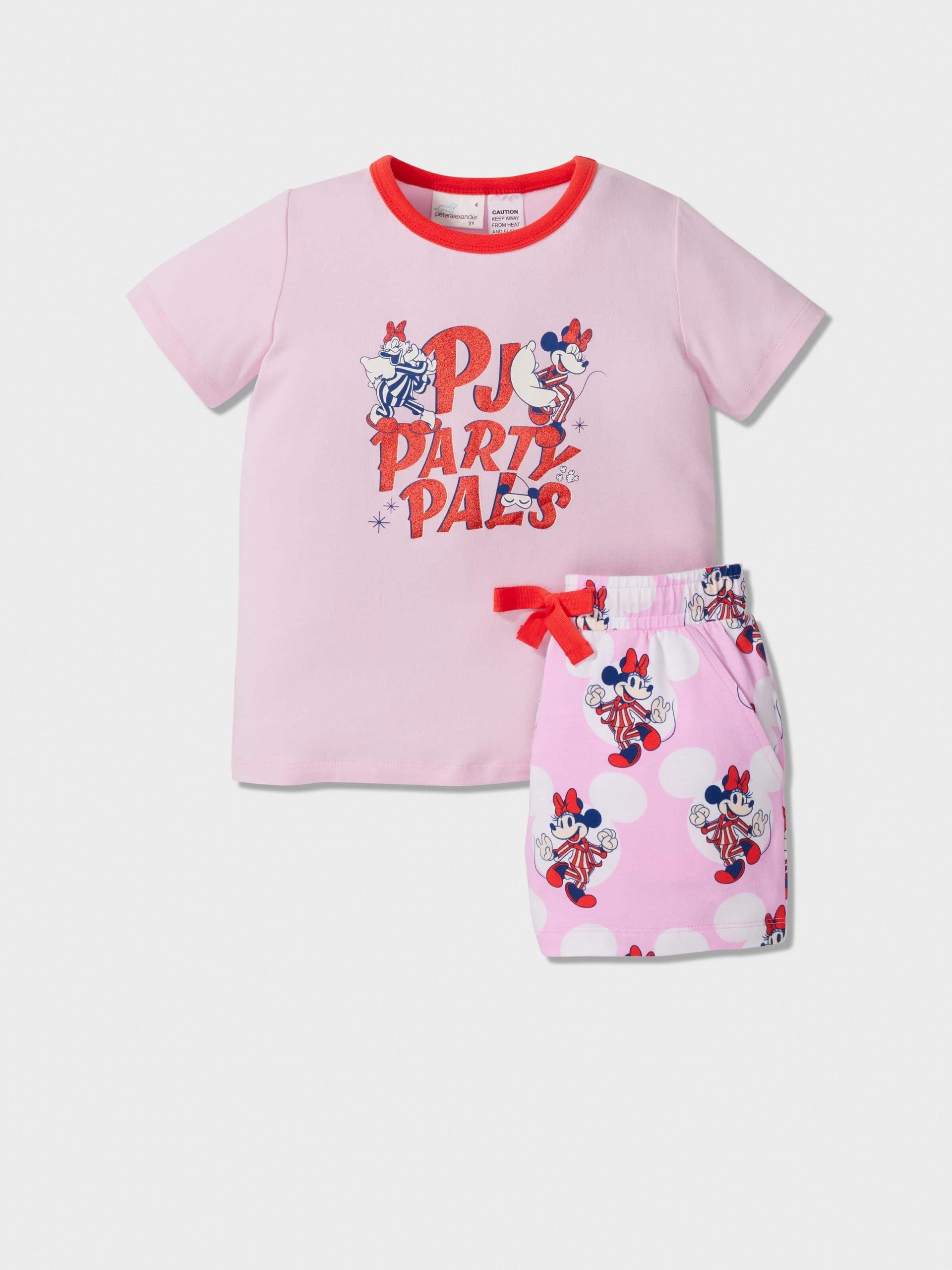 Jnr Girls Disney Minnie Short Pj Set Multi