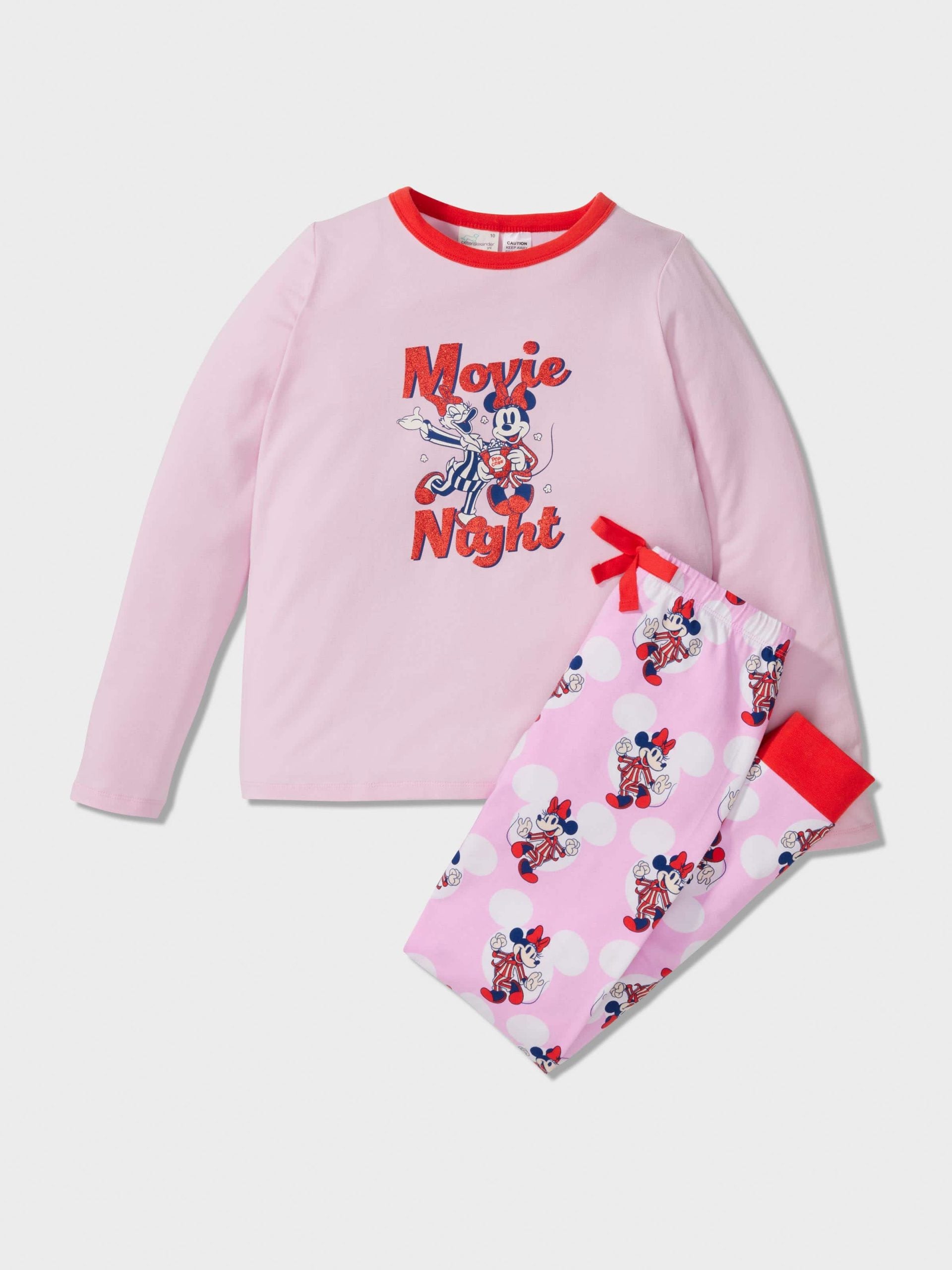 Girls Disney Minnie Long Pj Set Multi
