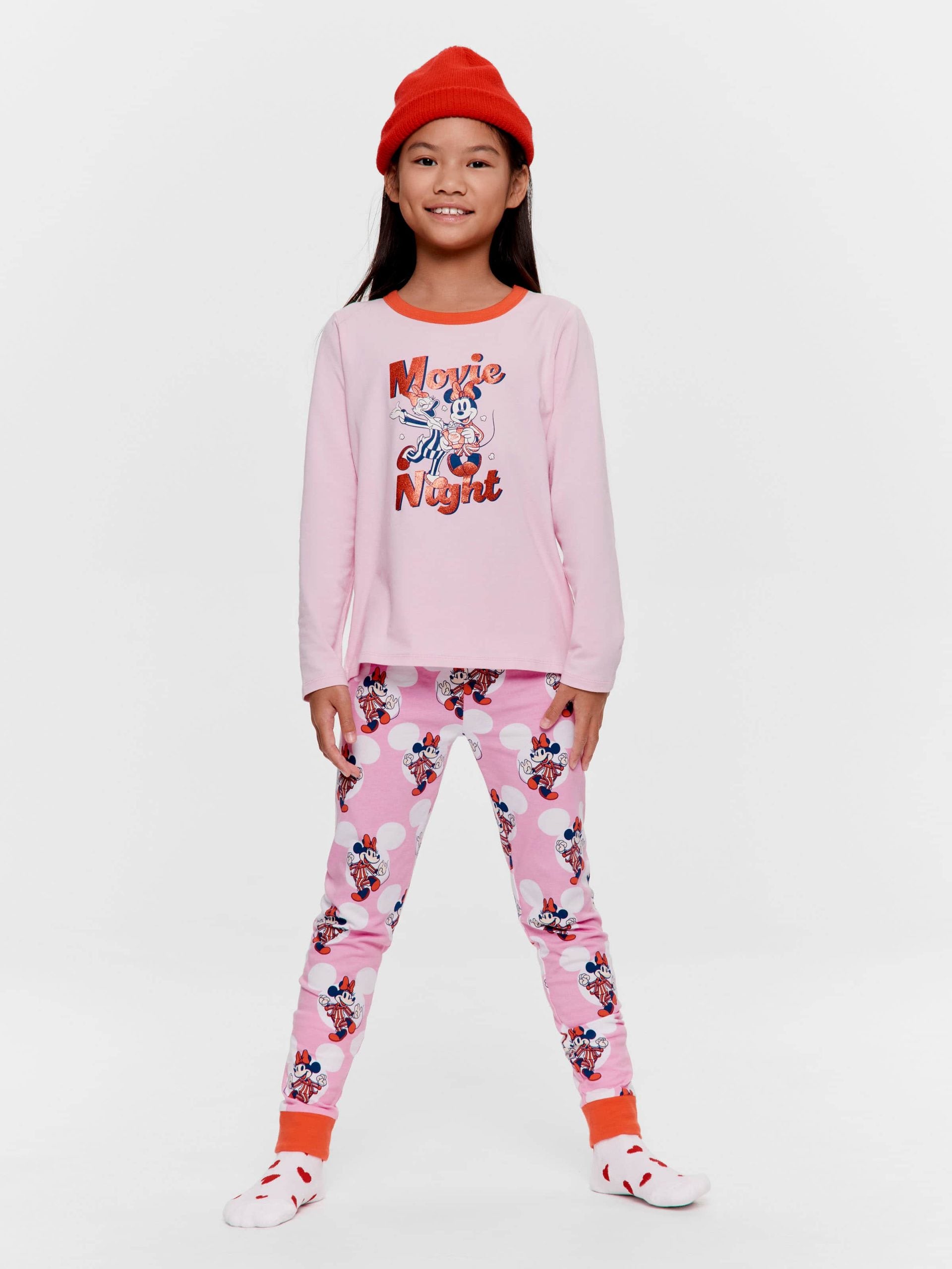Girls Disney Minnie Long Pj Set Multi