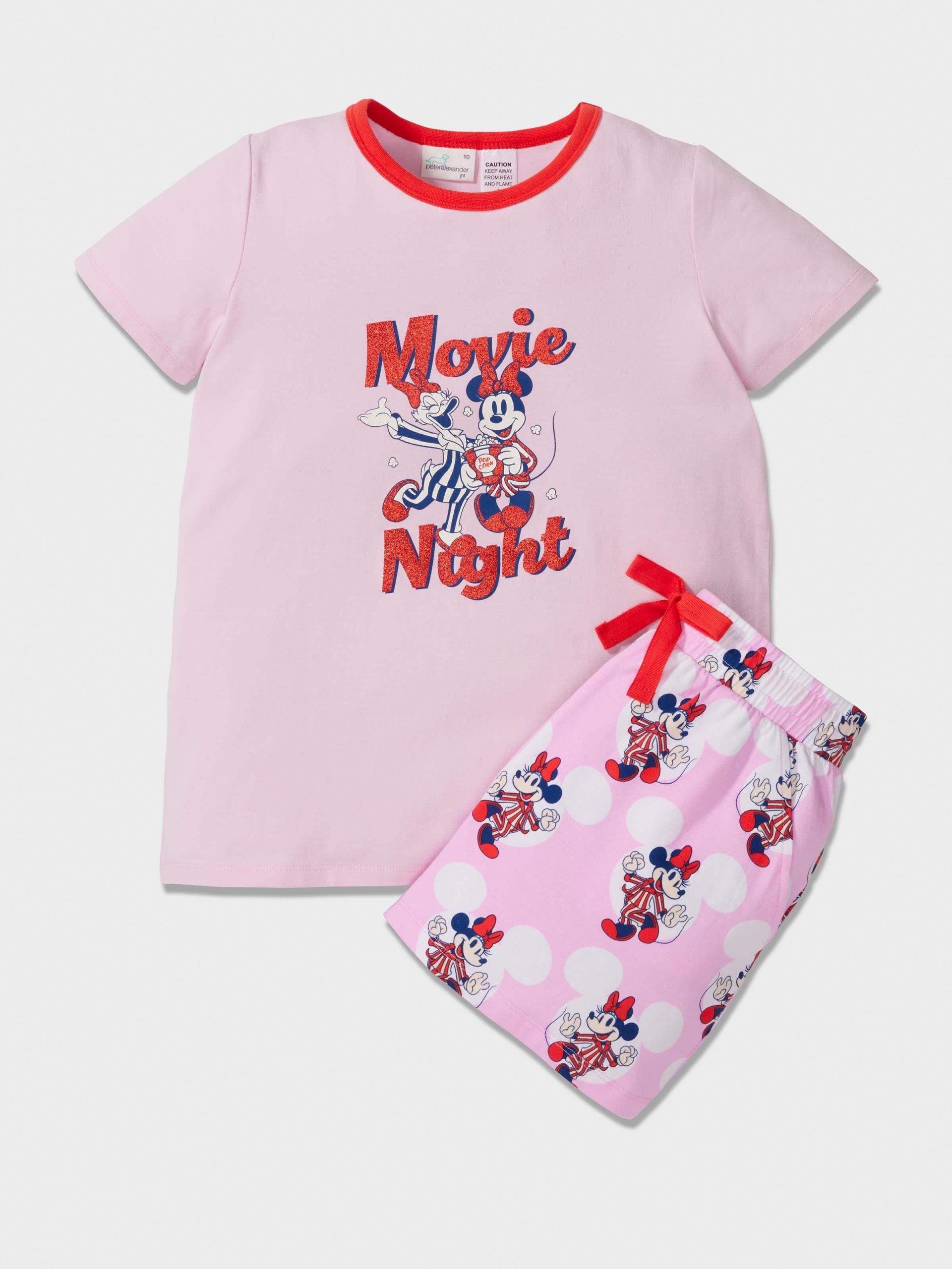 Girls Disney Minnie Short Pj Set Multi