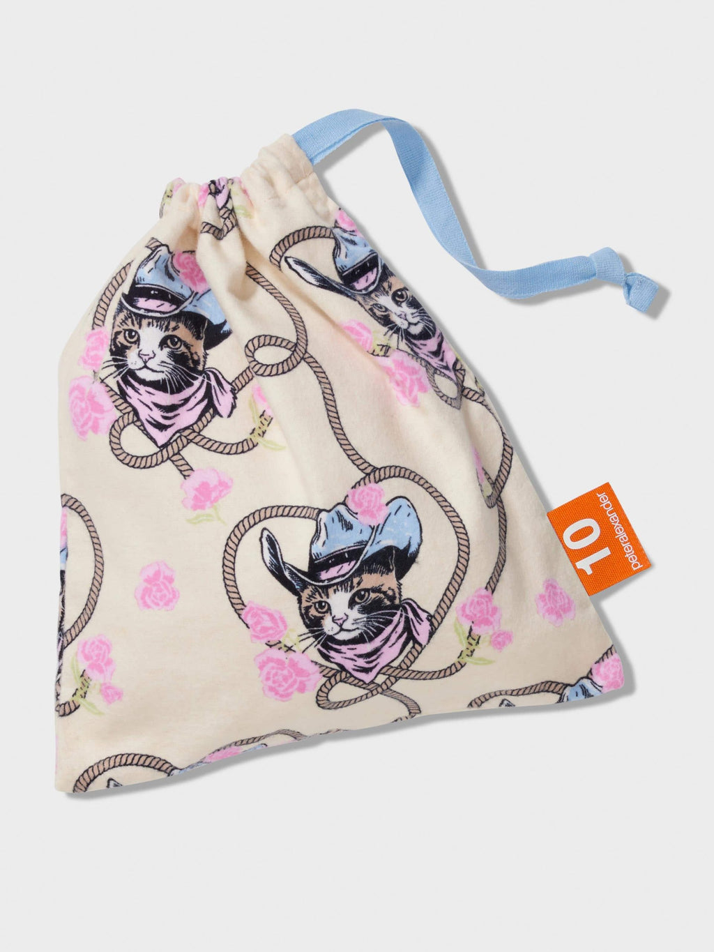 Girls Cowboy Cat Long Pj Set Multi