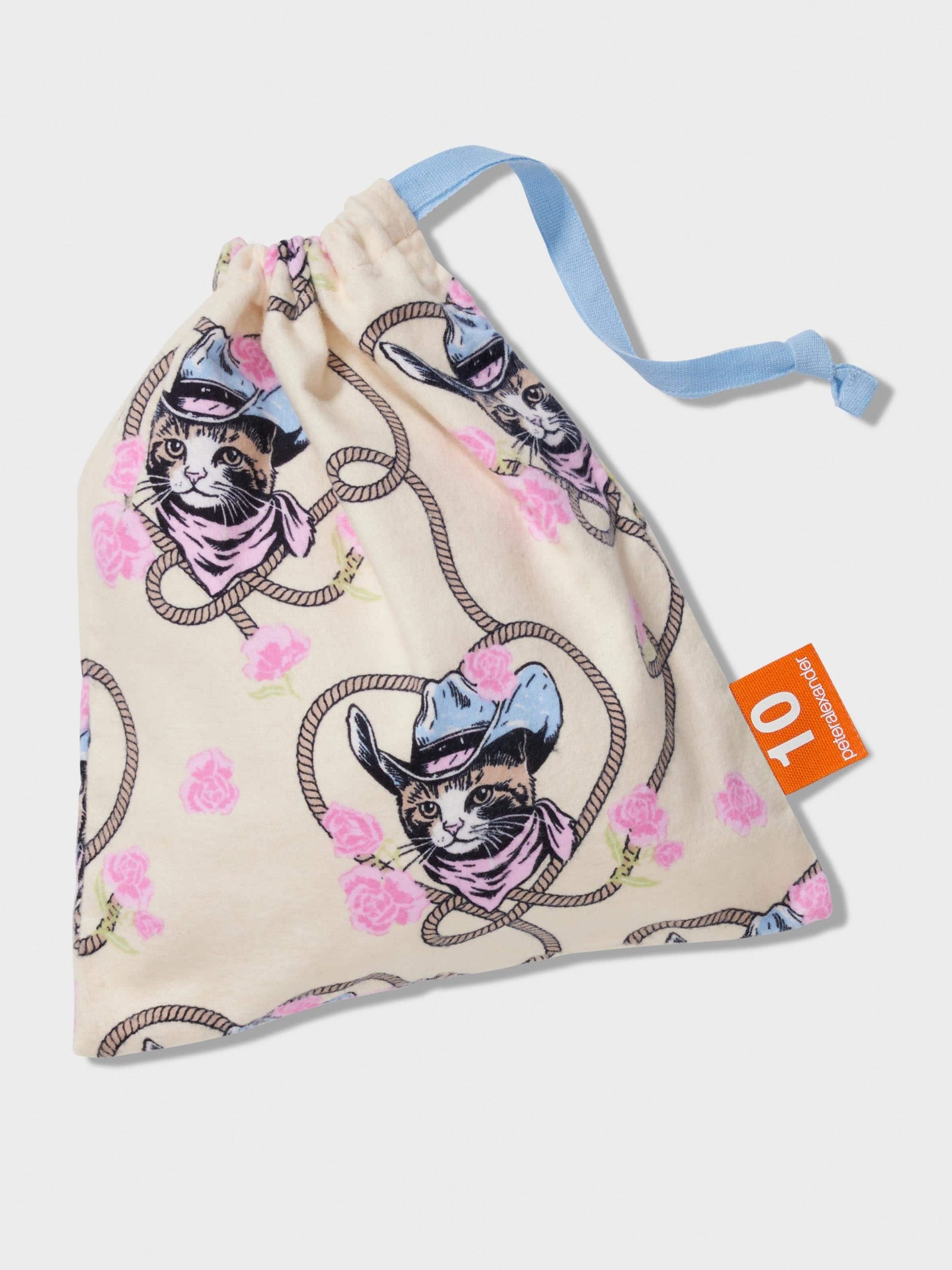 Girls Cowboy Cat Long Pj Set Multi