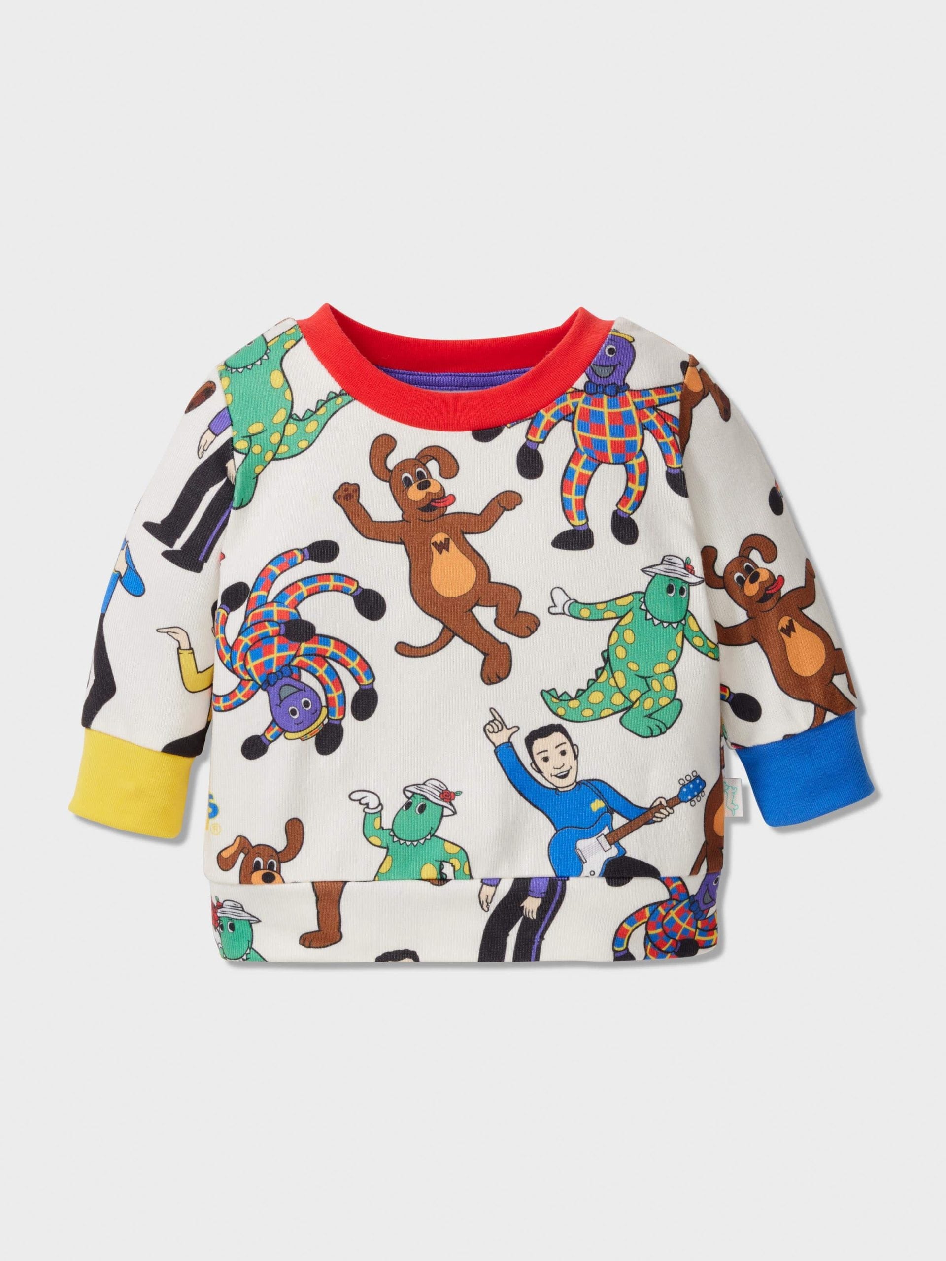 Baby The Wiggles Plush Long Pj Set Multi
