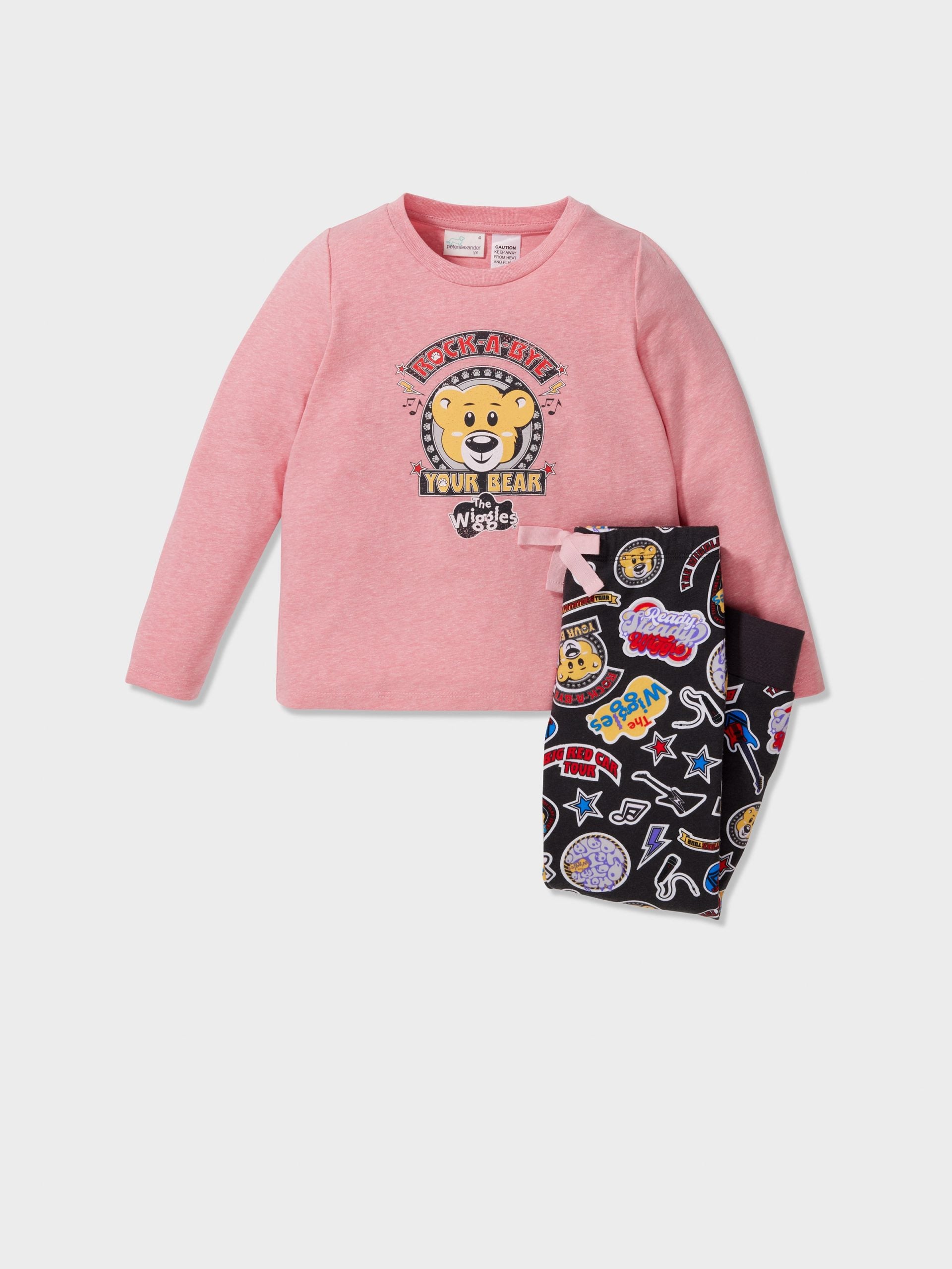 Jnr Girls The Wiggles Tour Long Pj Set Multi