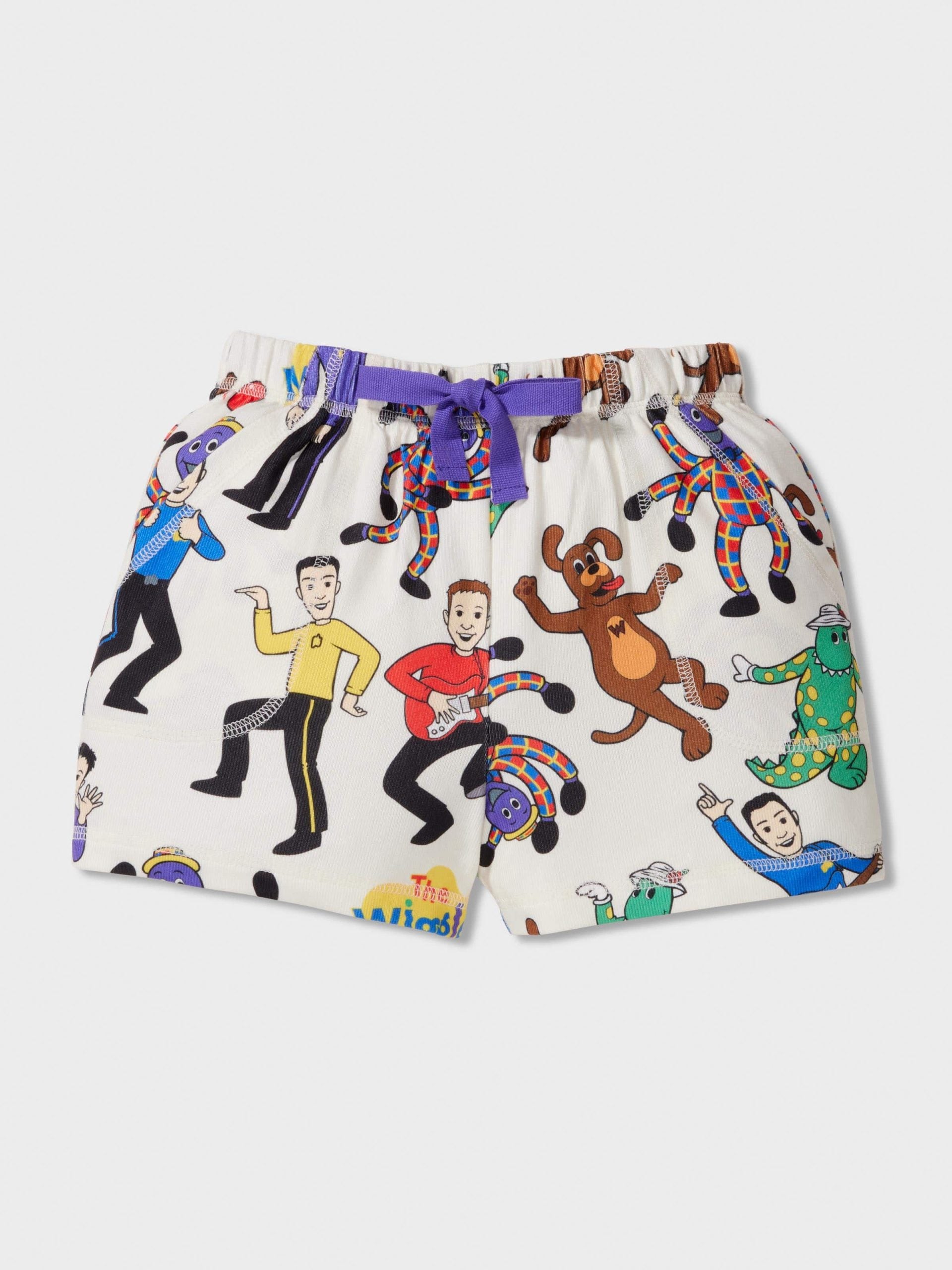 Jnr Kids The Wiggles Plush Short Pj Set Multi