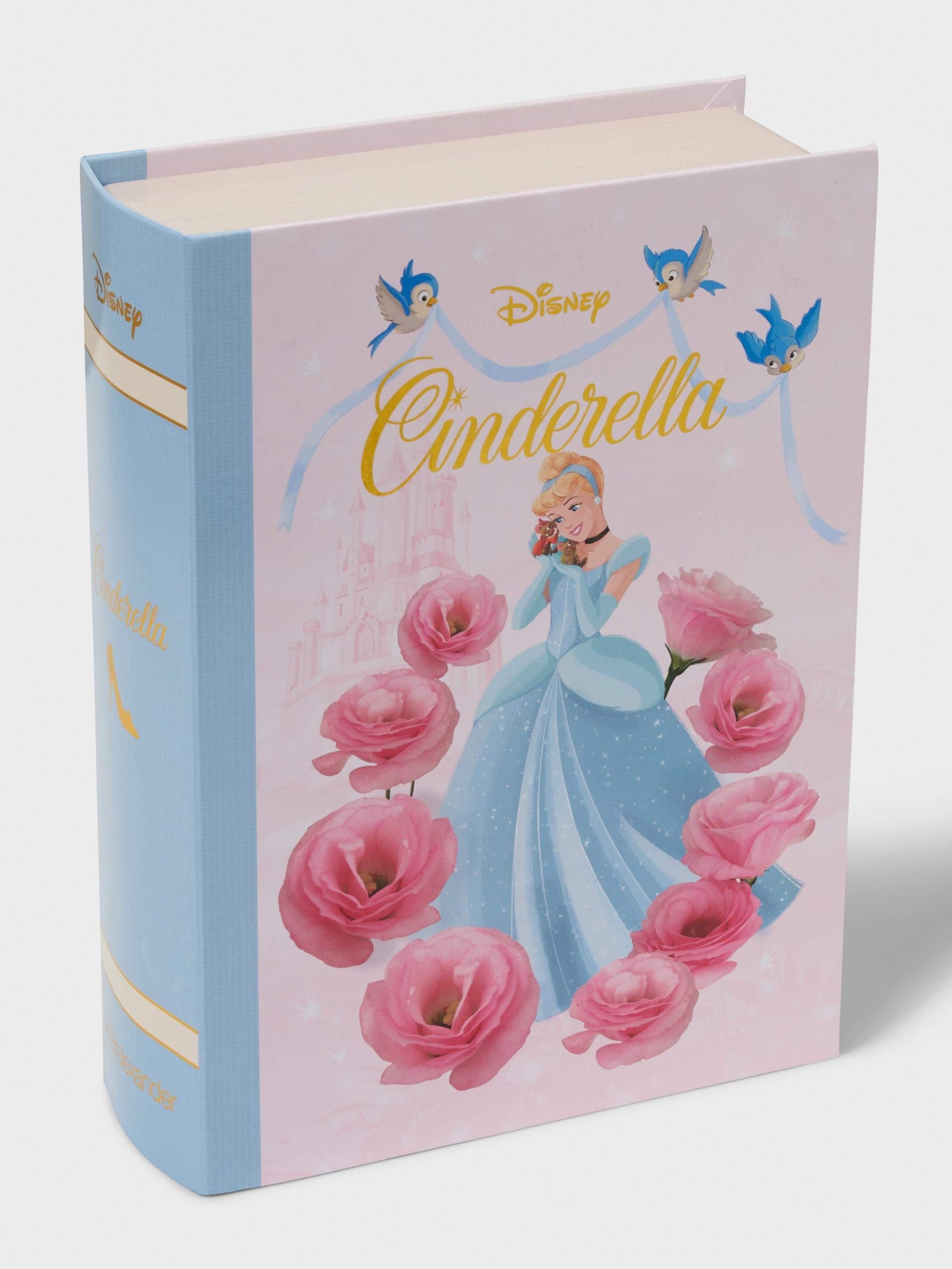 Girls Disney Cinderella Satin Long Classic Pj Set Multi