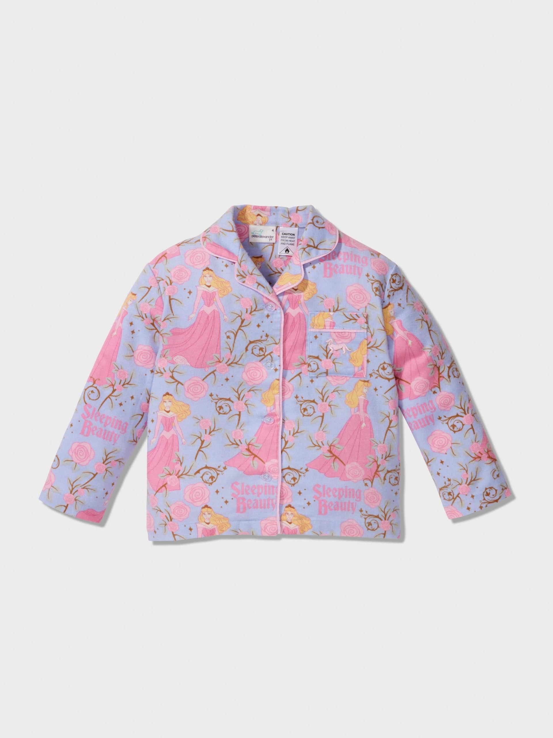 Jnr Girls Sleeping Beauty Long Classic Pj Set Multi