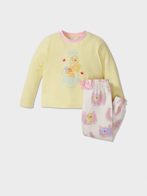 Jnr Girls My Little Pony Plush Long Pj Set Multi